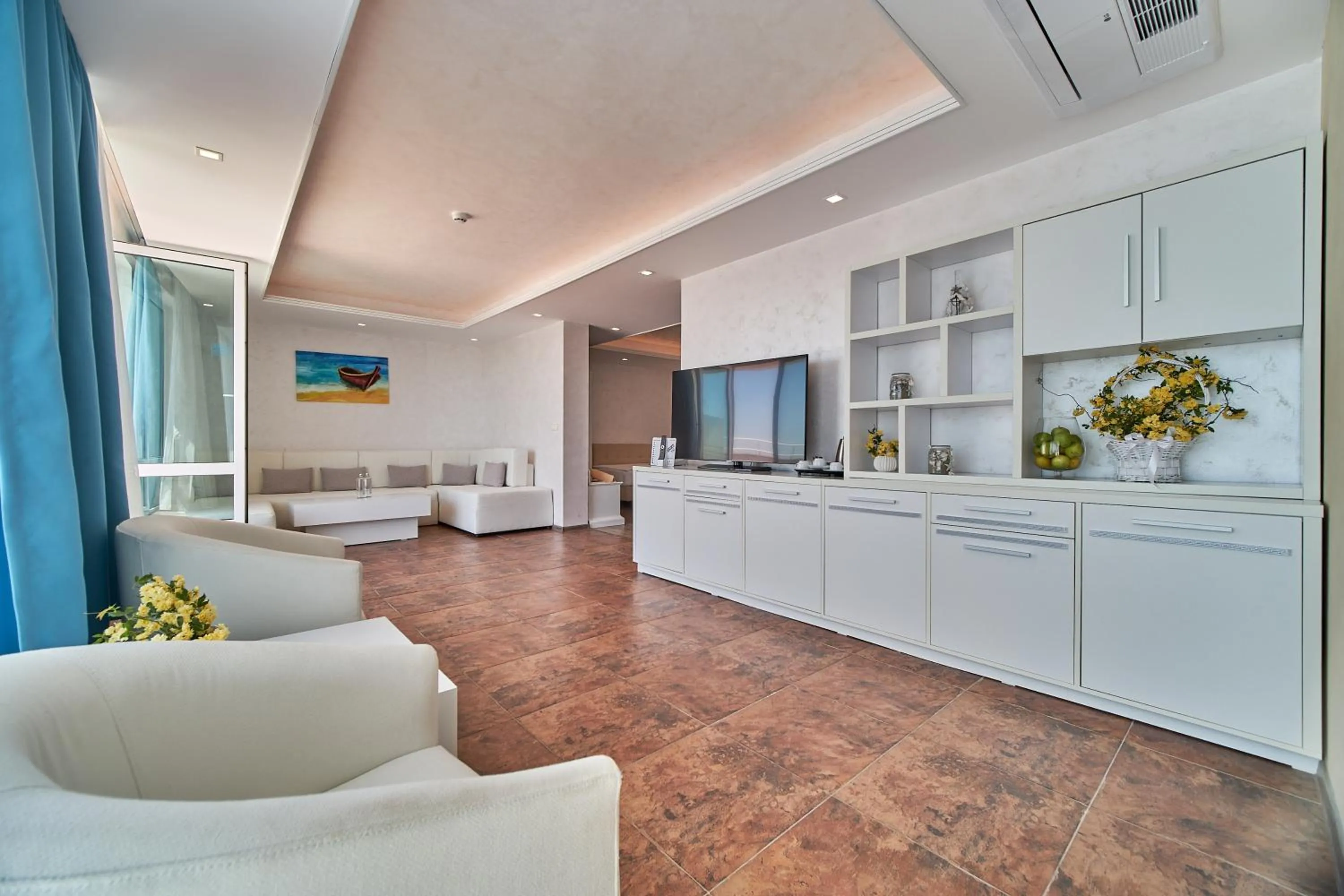 Living room in Bilyana Beach Hotel- Adults only