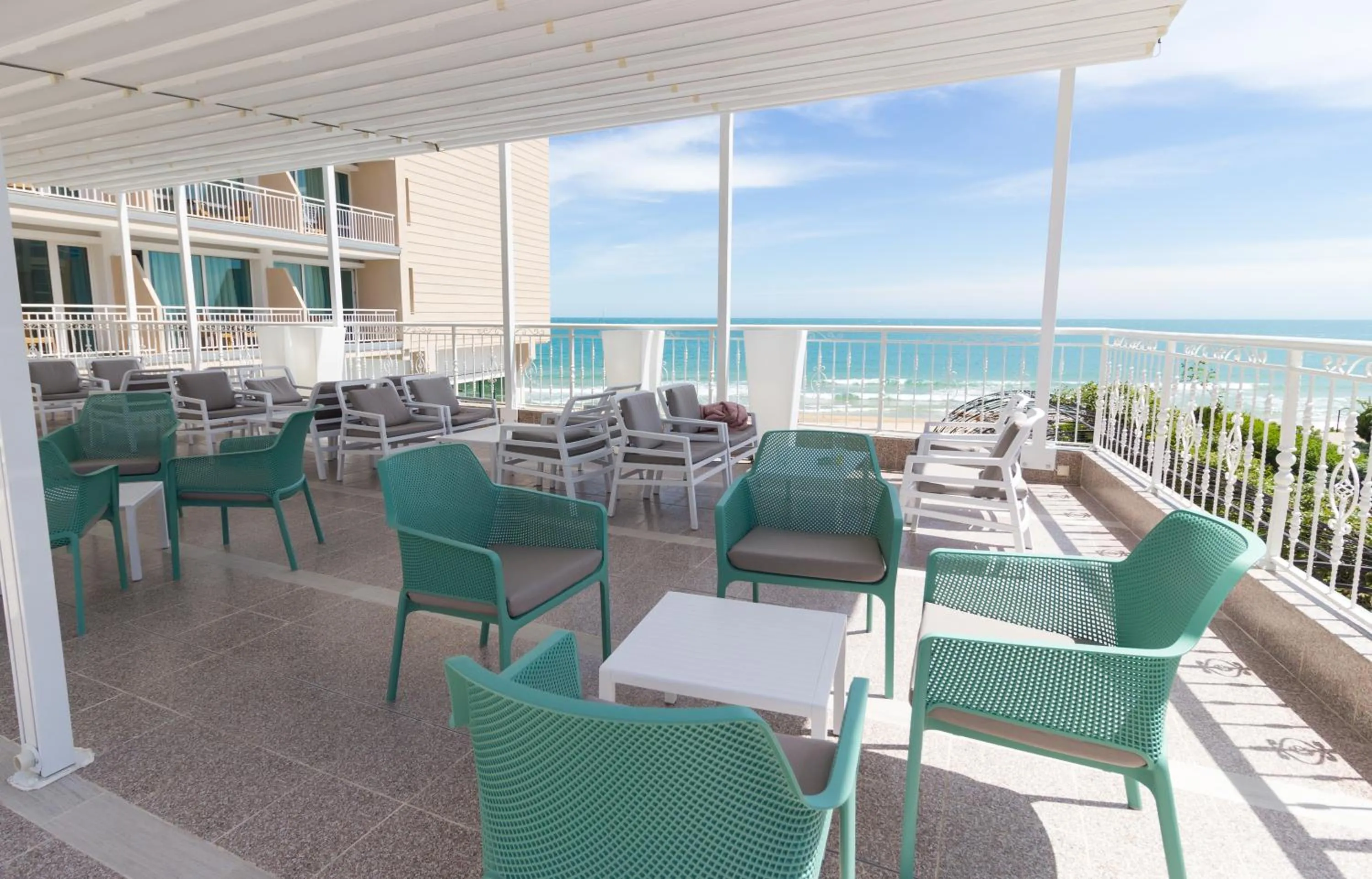 Lounge or bar in Bilyana Beach Hotel- Adults only