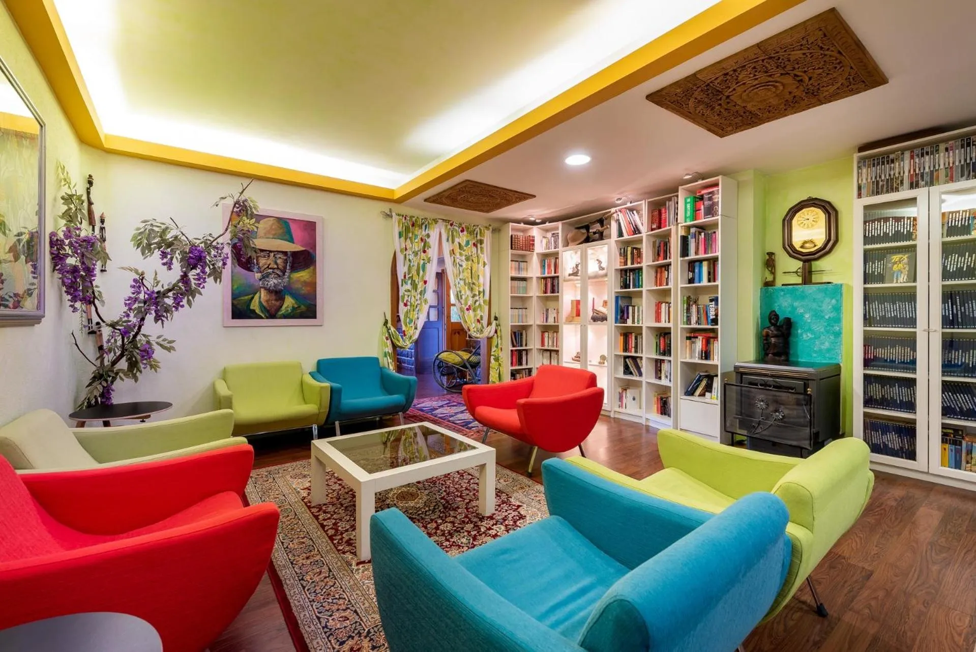 Library in Hotel Latemar