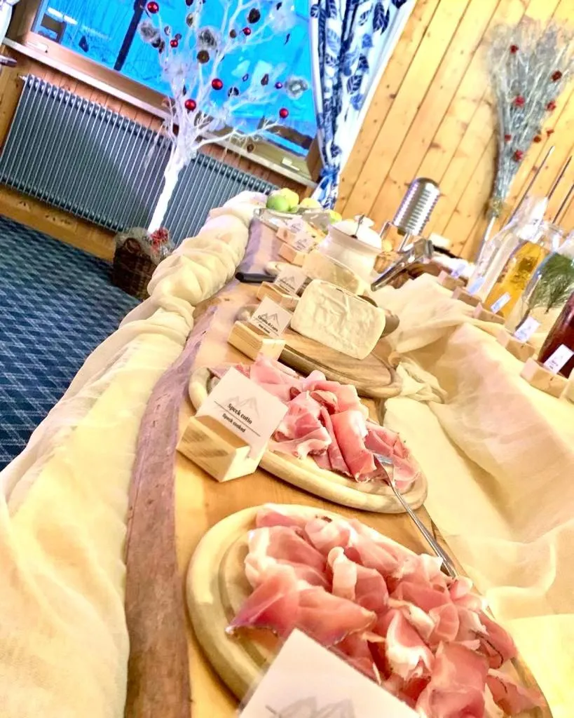 Buffet breakfast in Hotel Latemar