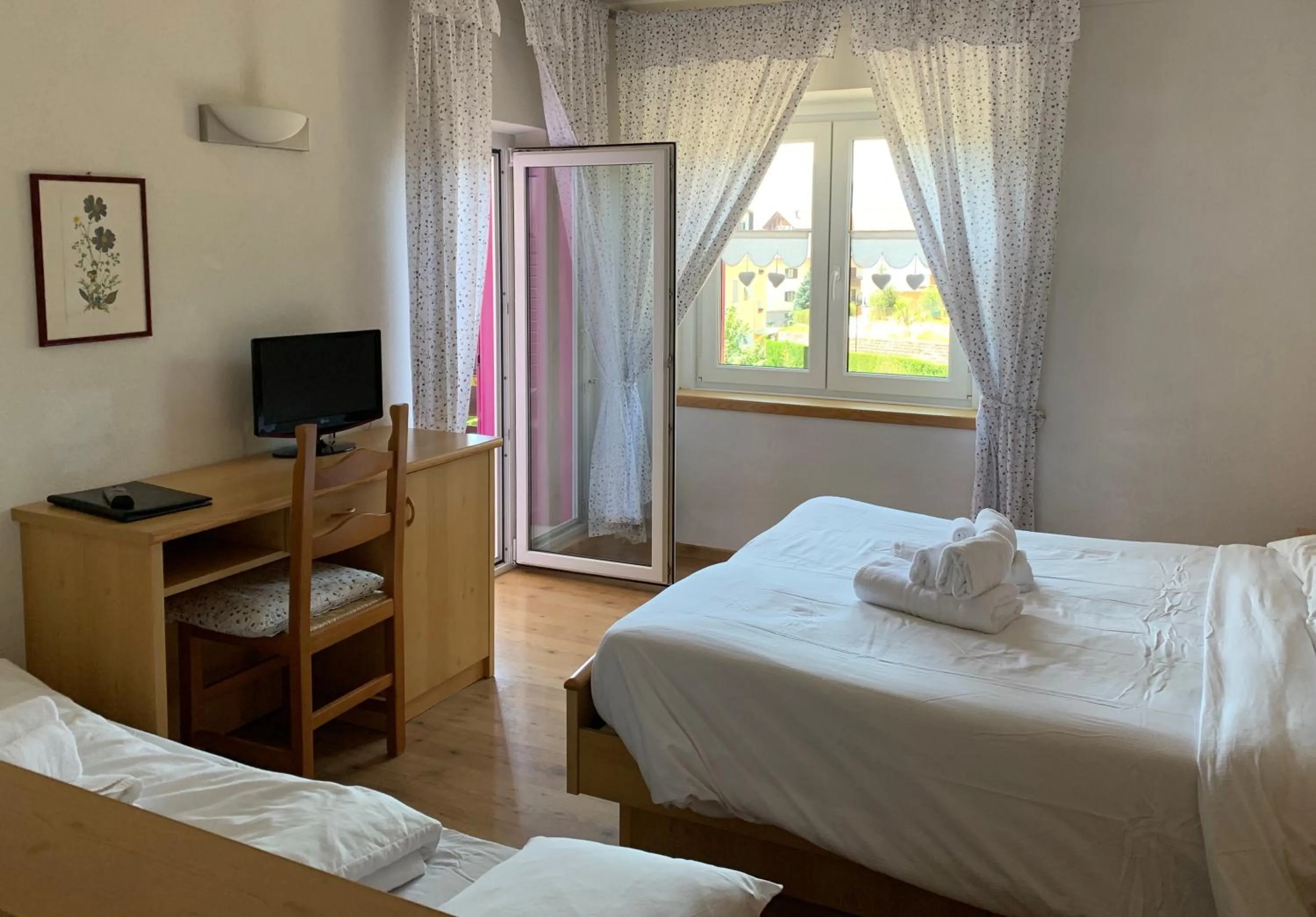 Bed in Hotel Latemar