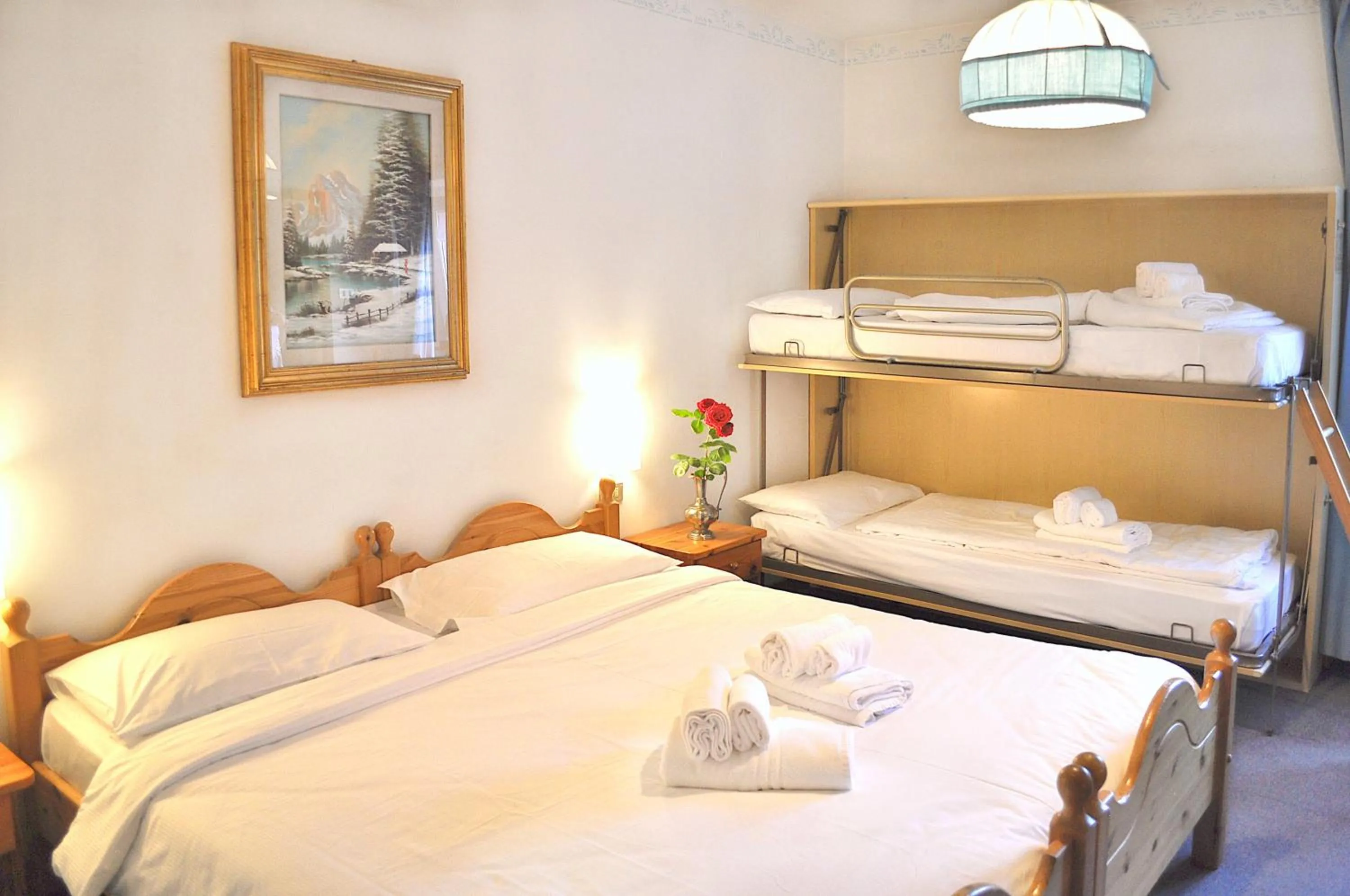 Bedroom, Bed in Hotel Latemar