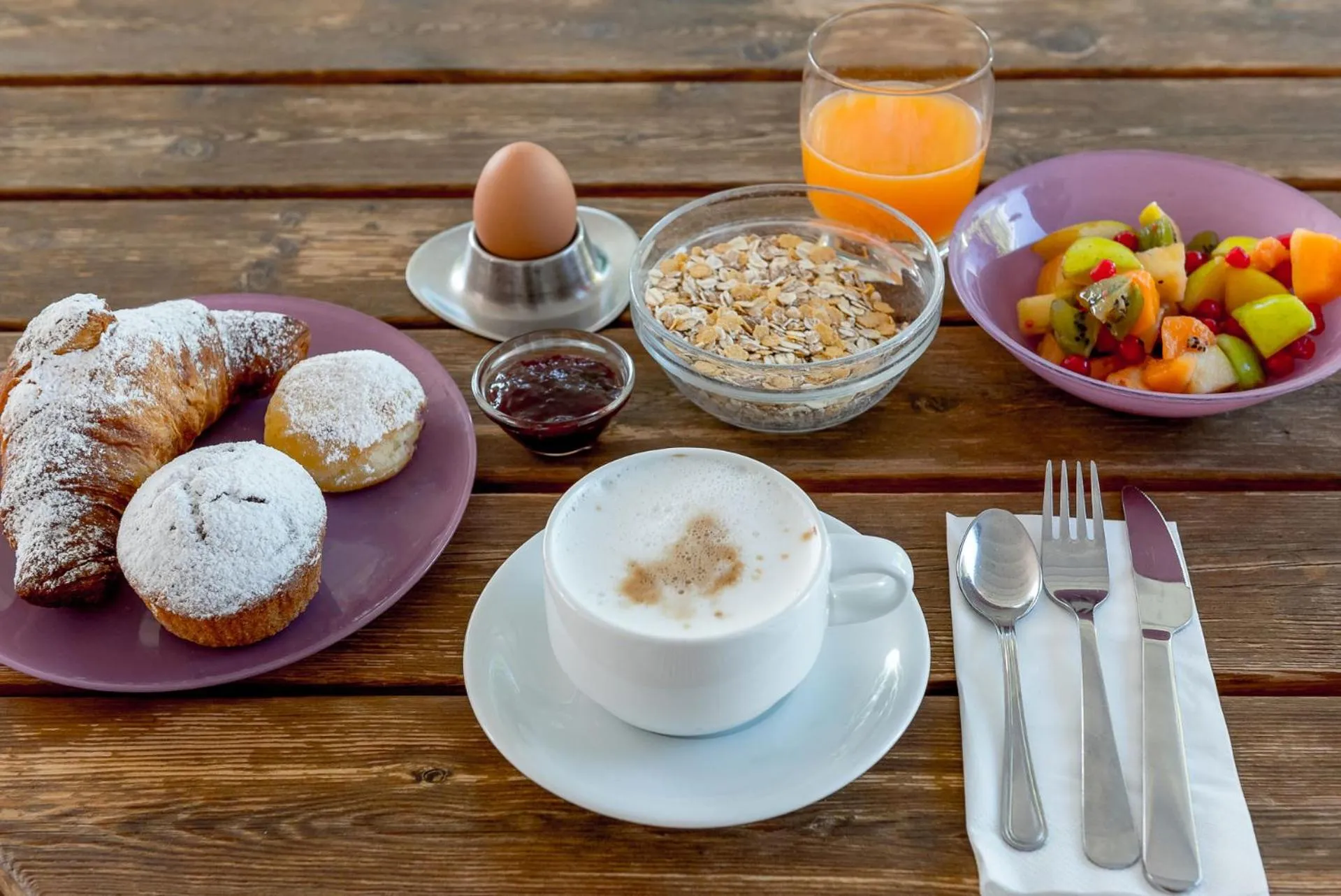 Food close-up in Hotel Latemar