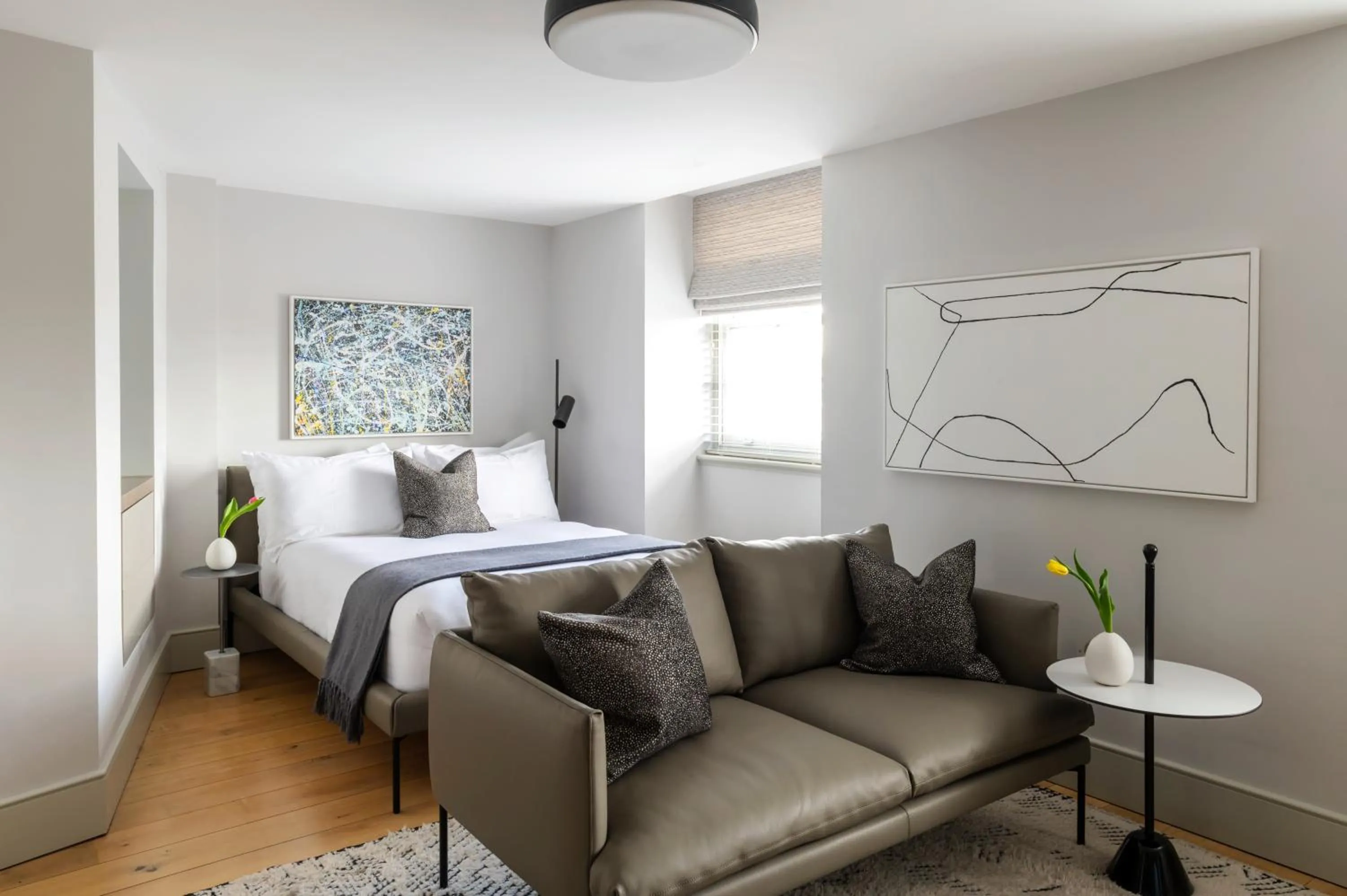 Bedroom, Bed in AKA Marylebone