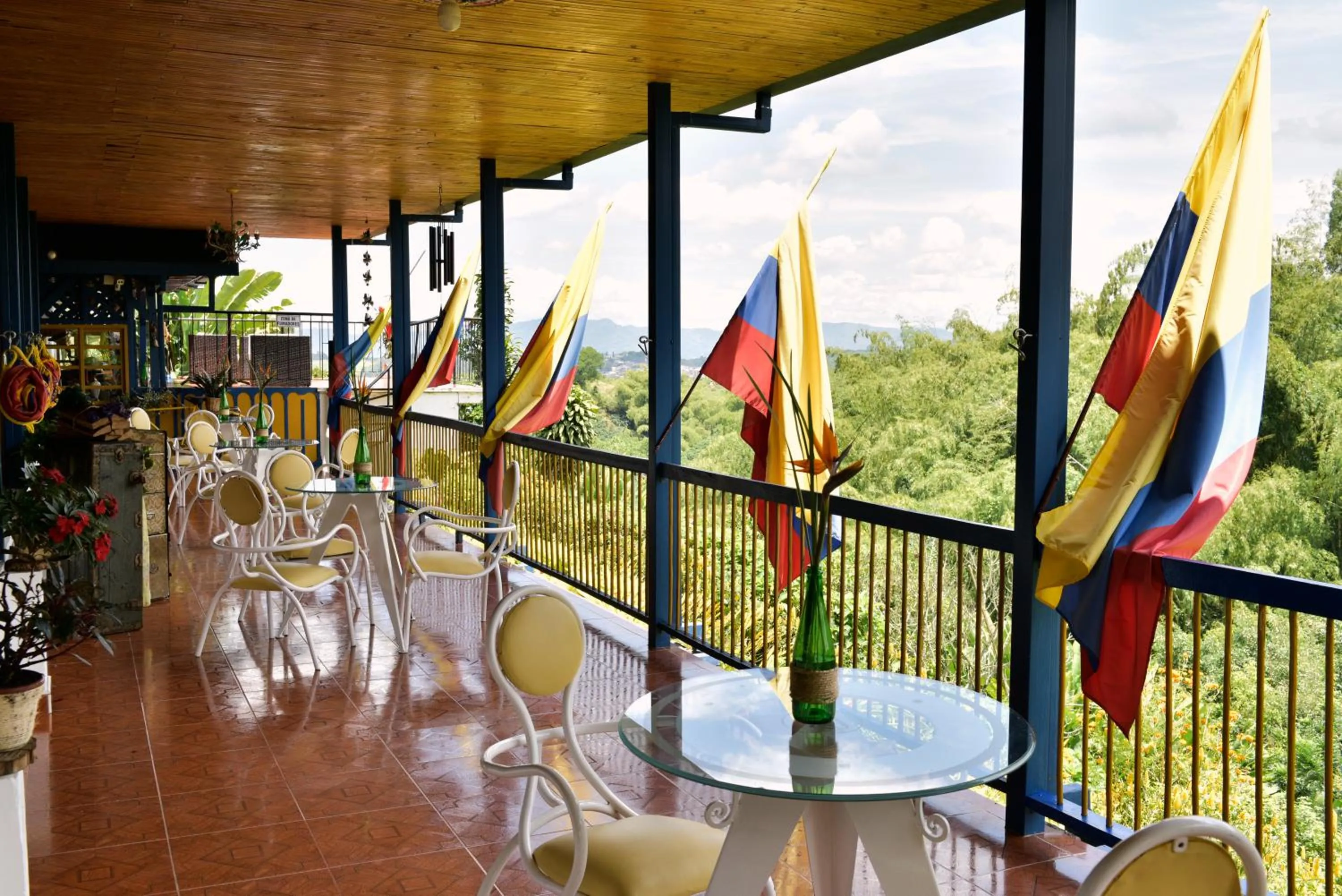 Balcony/Terrace in Finca Hotel Los Girasoles