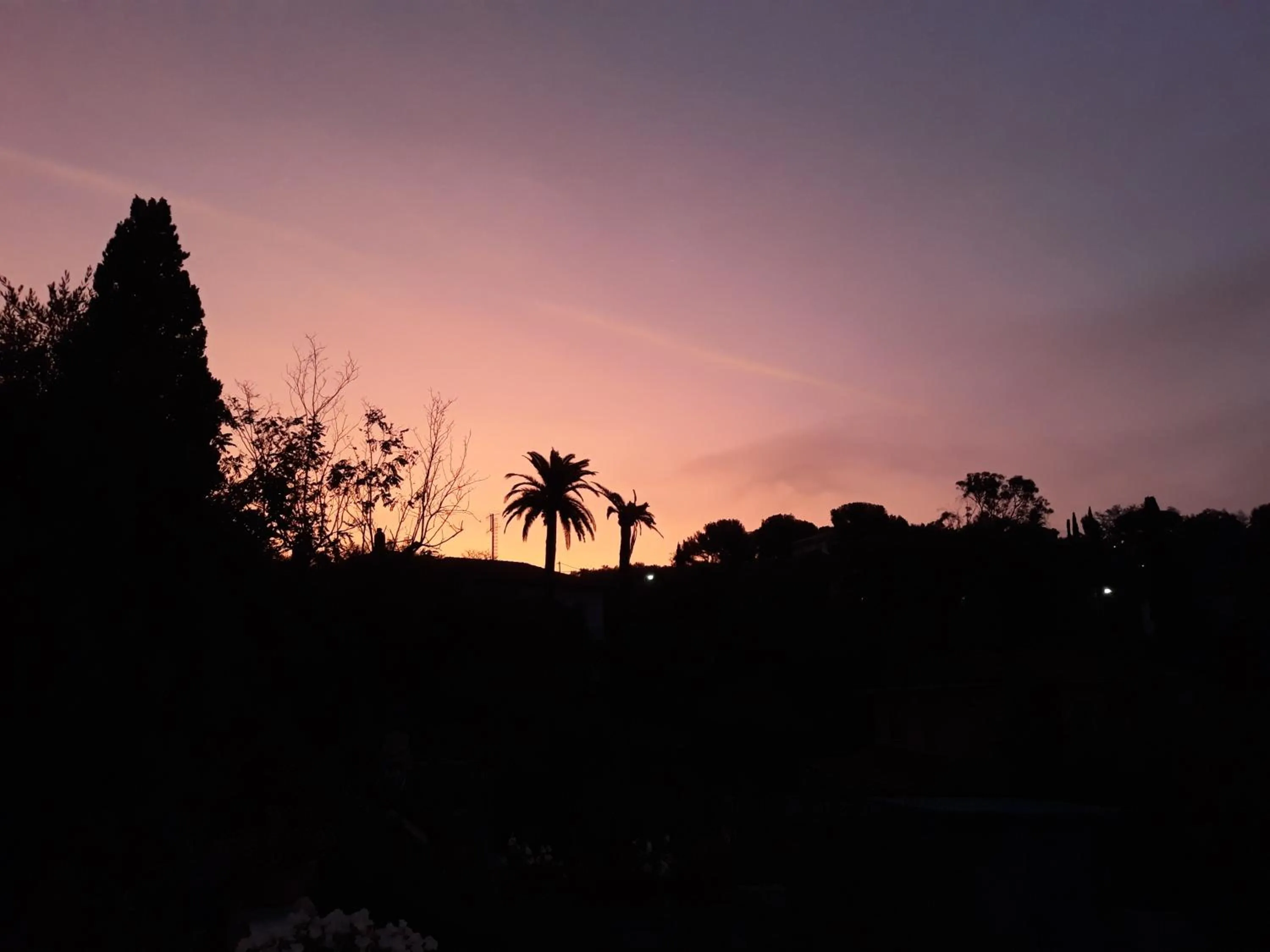 Sunrise in B&B Villa Isabella