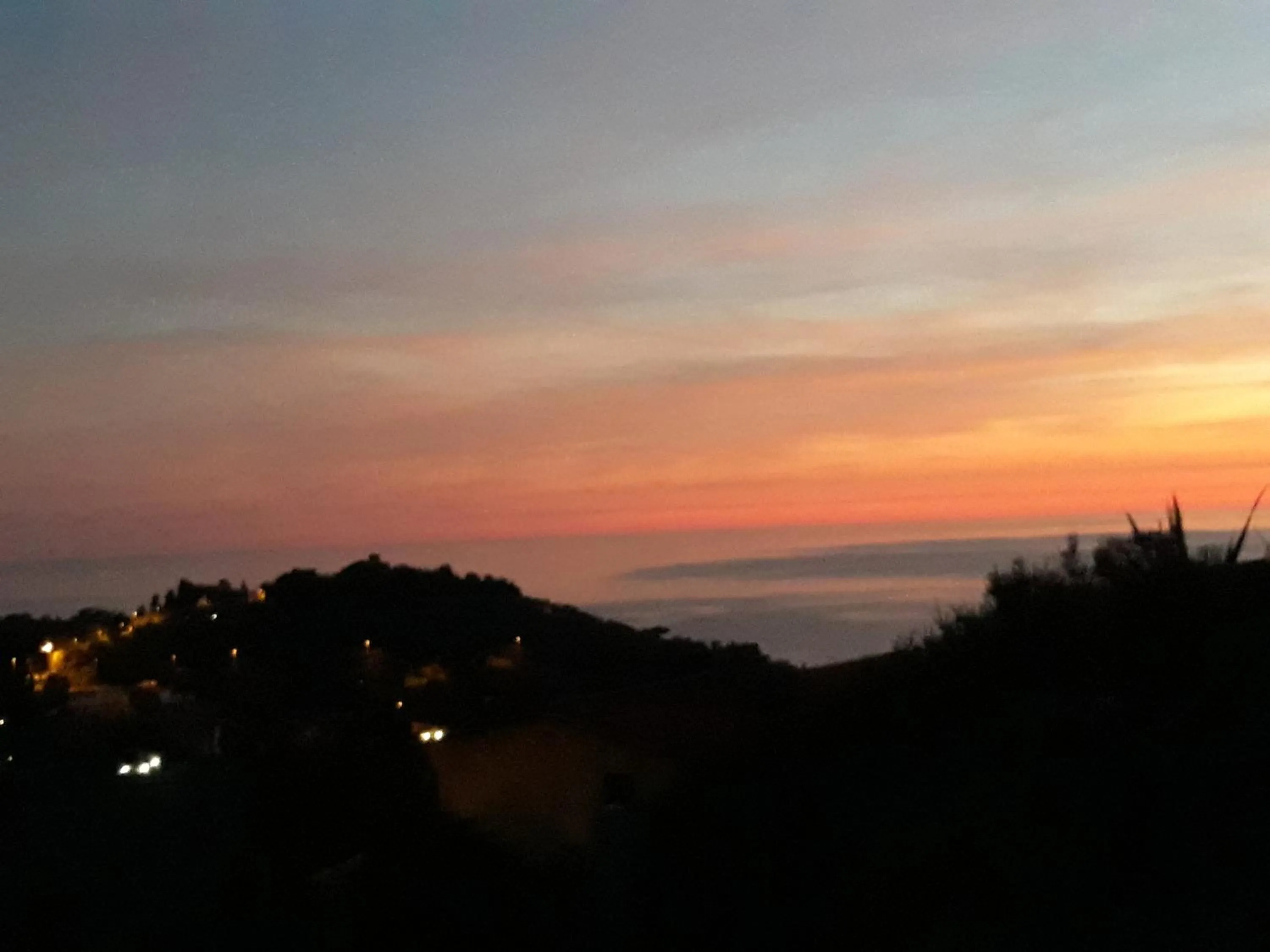 Sunset in B&B Villa Isabella