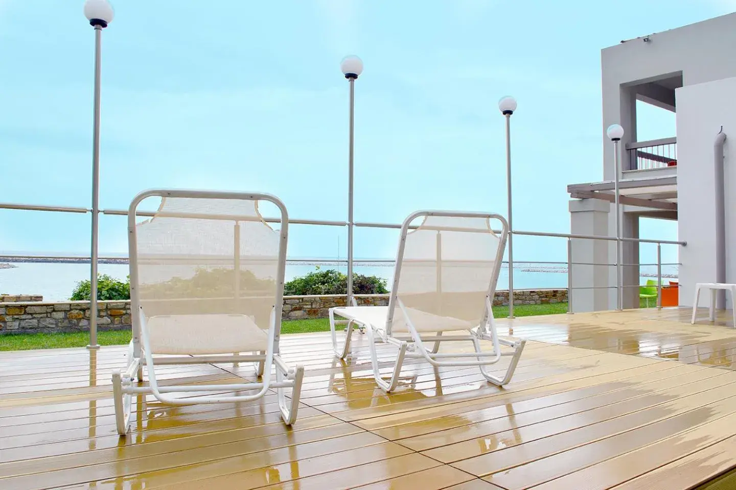 Swimming pool in Kymi Palace Swimming pool in Kymi Palace