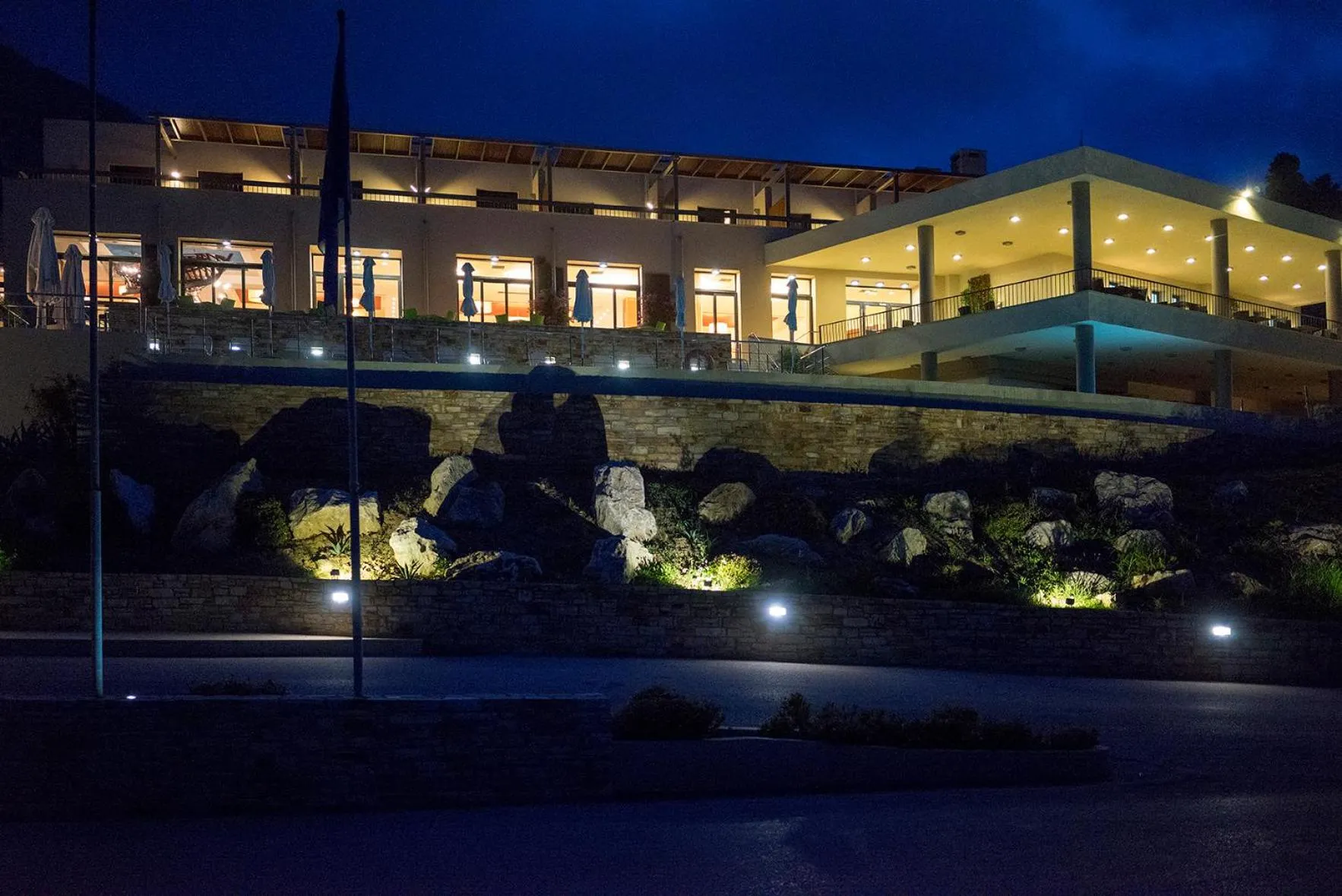 Facade/entrance in Kymi Palace