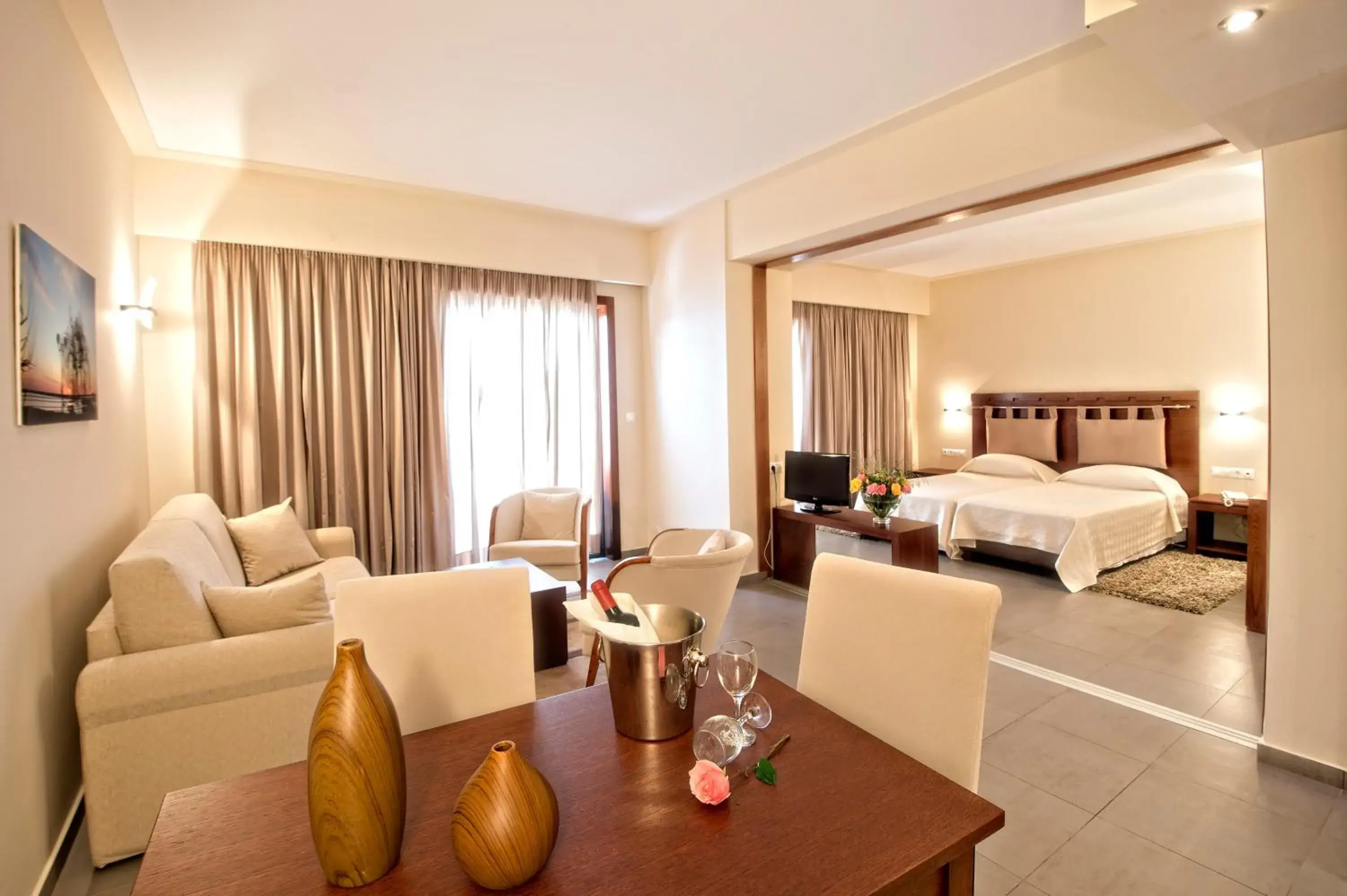 Living room, Bed in Kymi Palace Living room, Bed in Kymi Palace