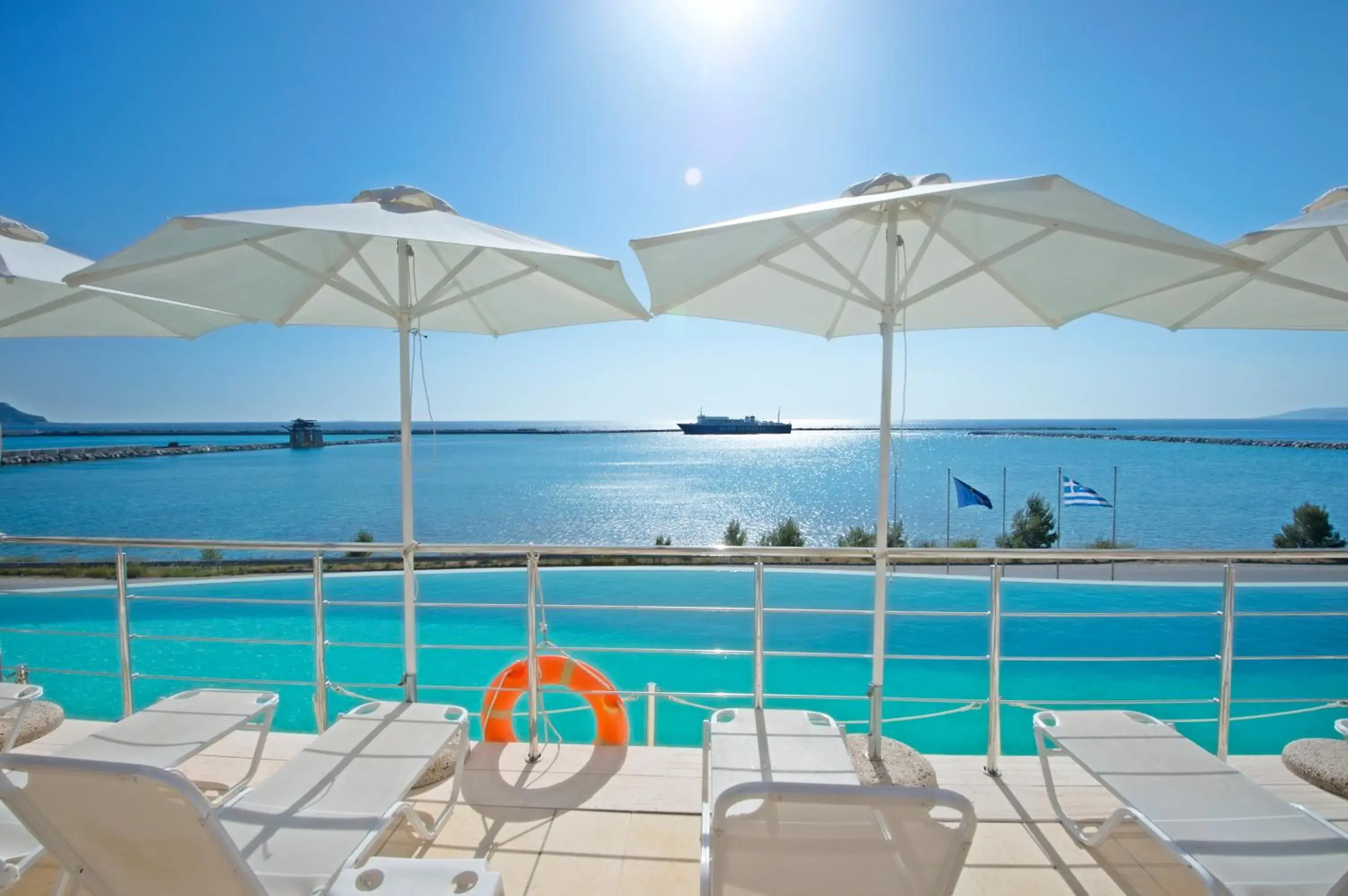 Swimming pool in Kymi Palace Swimming pool in Kymi Palace