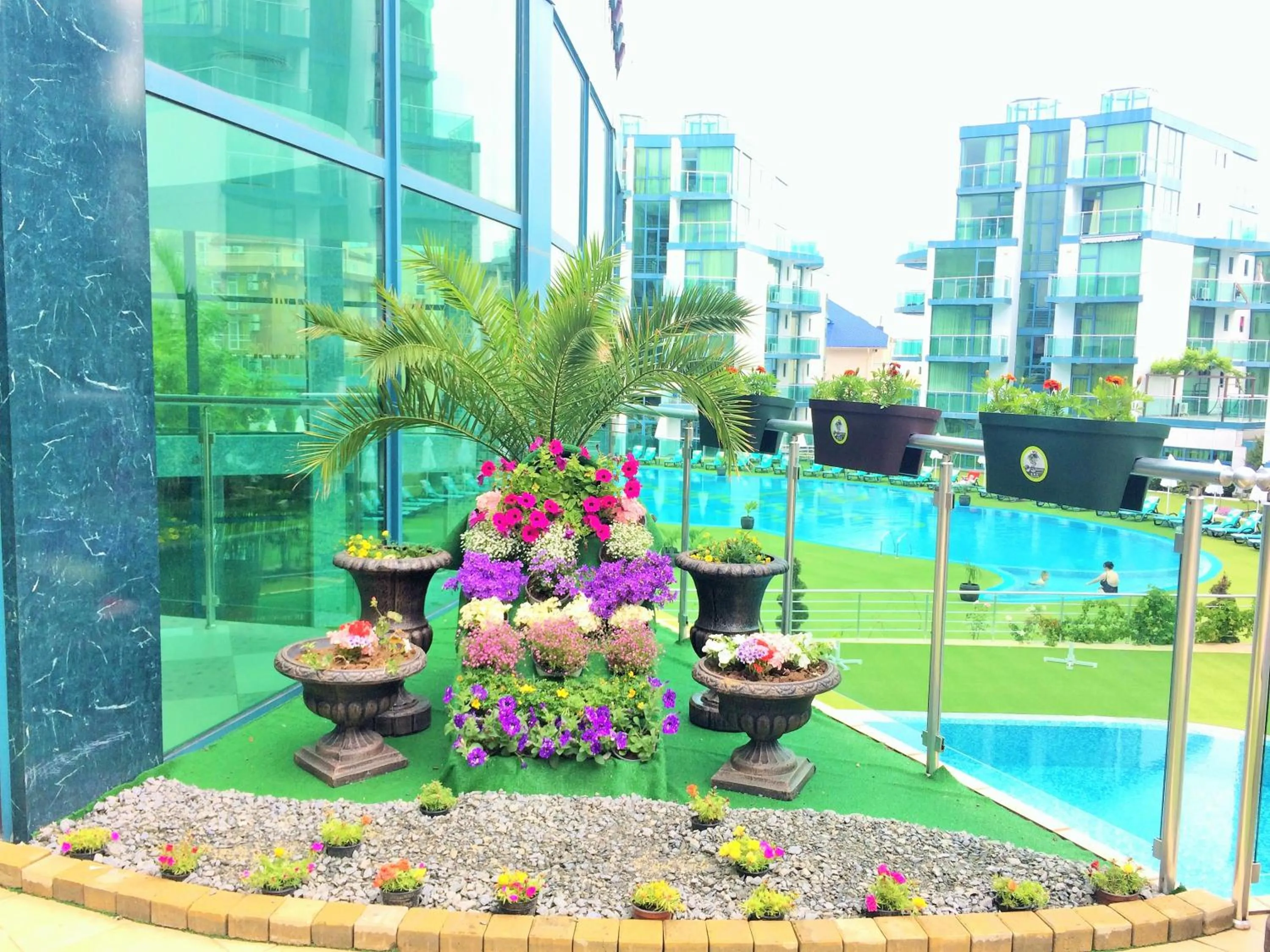 Garden in Hotel Primorsko Del Sol