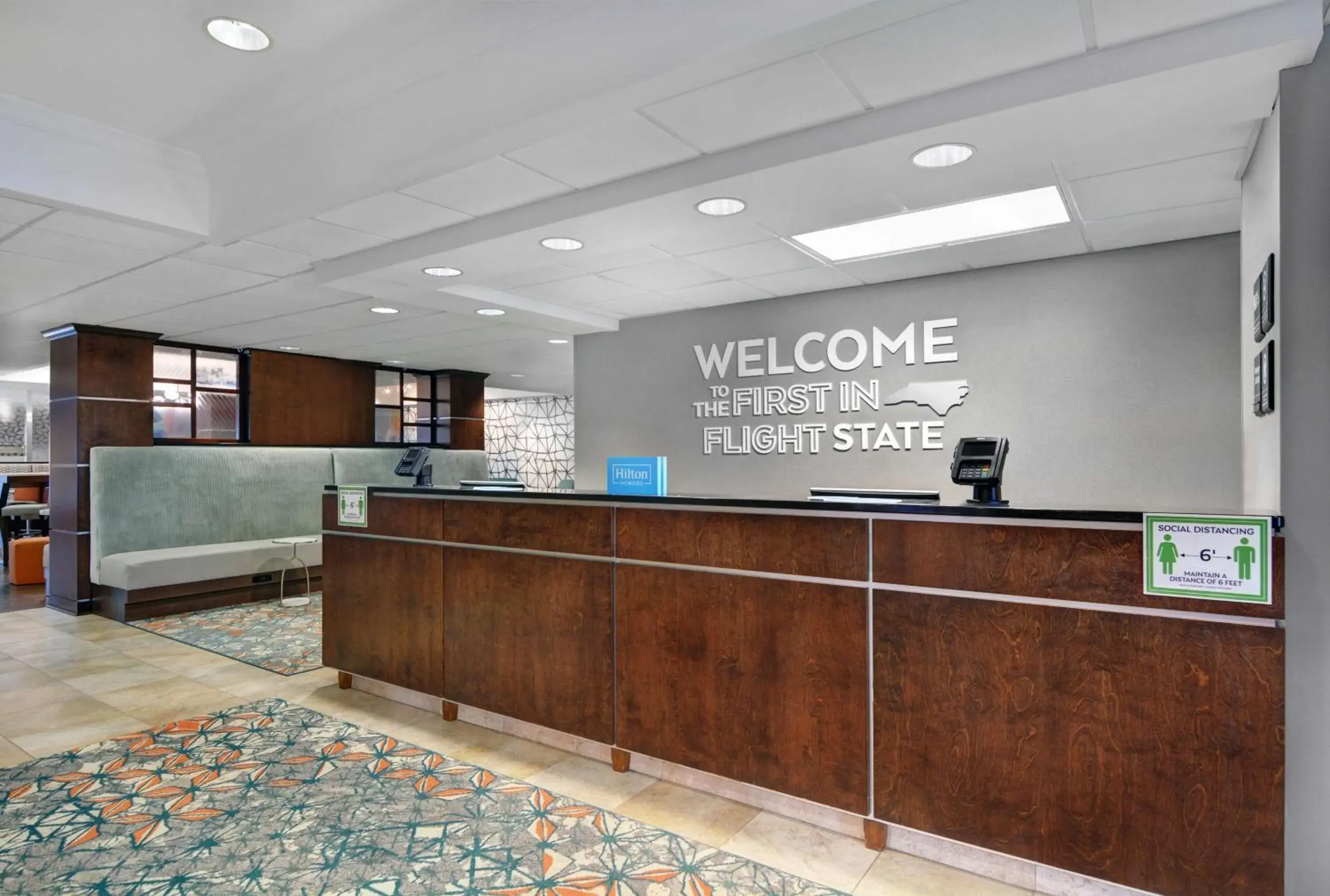 Lobby or reception in Hampton Inn Charlotte Monroe Lobby or reception in Hampton Inn Charlotte Monroe