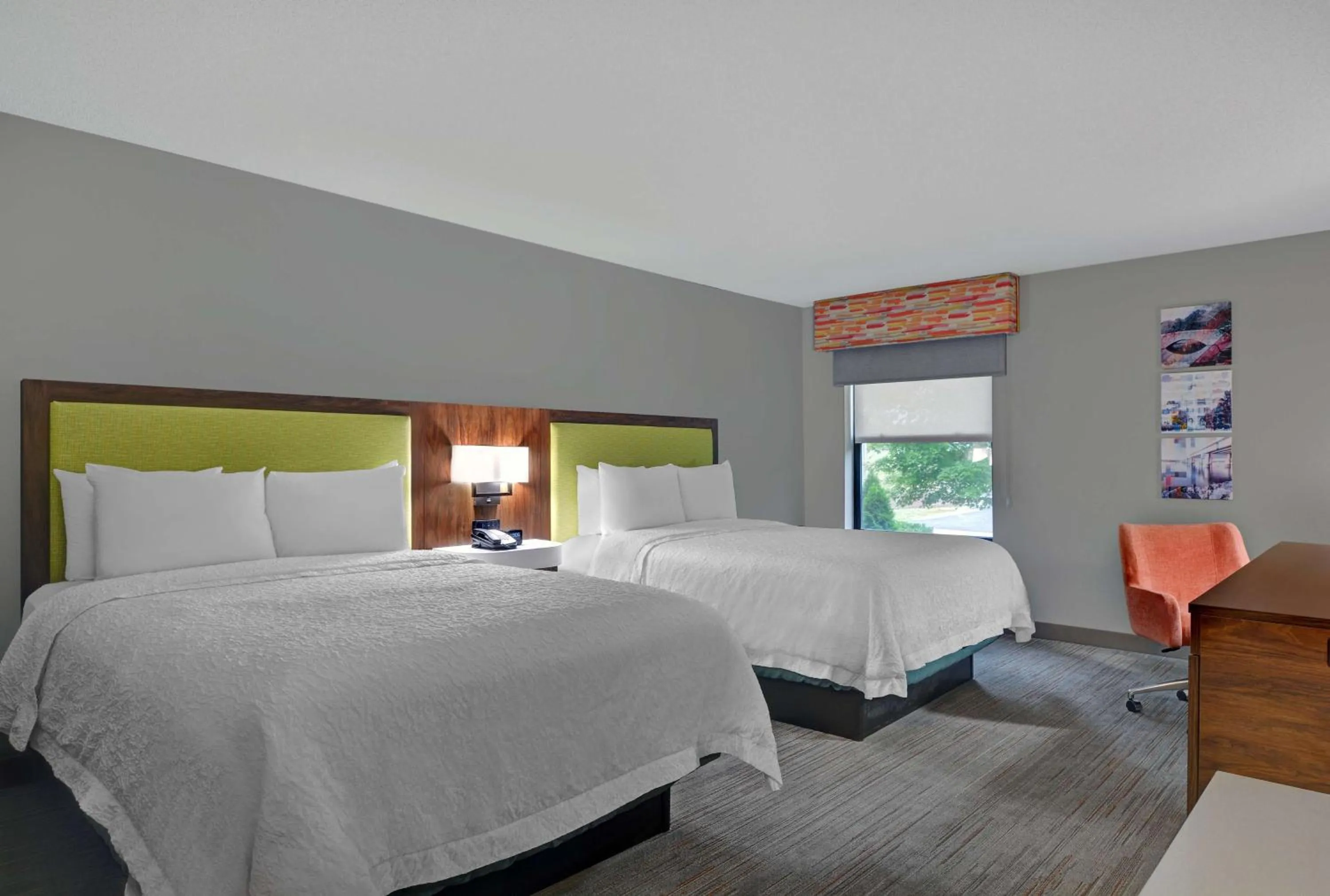 Bedroom, Bed in Hampton Inn Charlotte Monroe