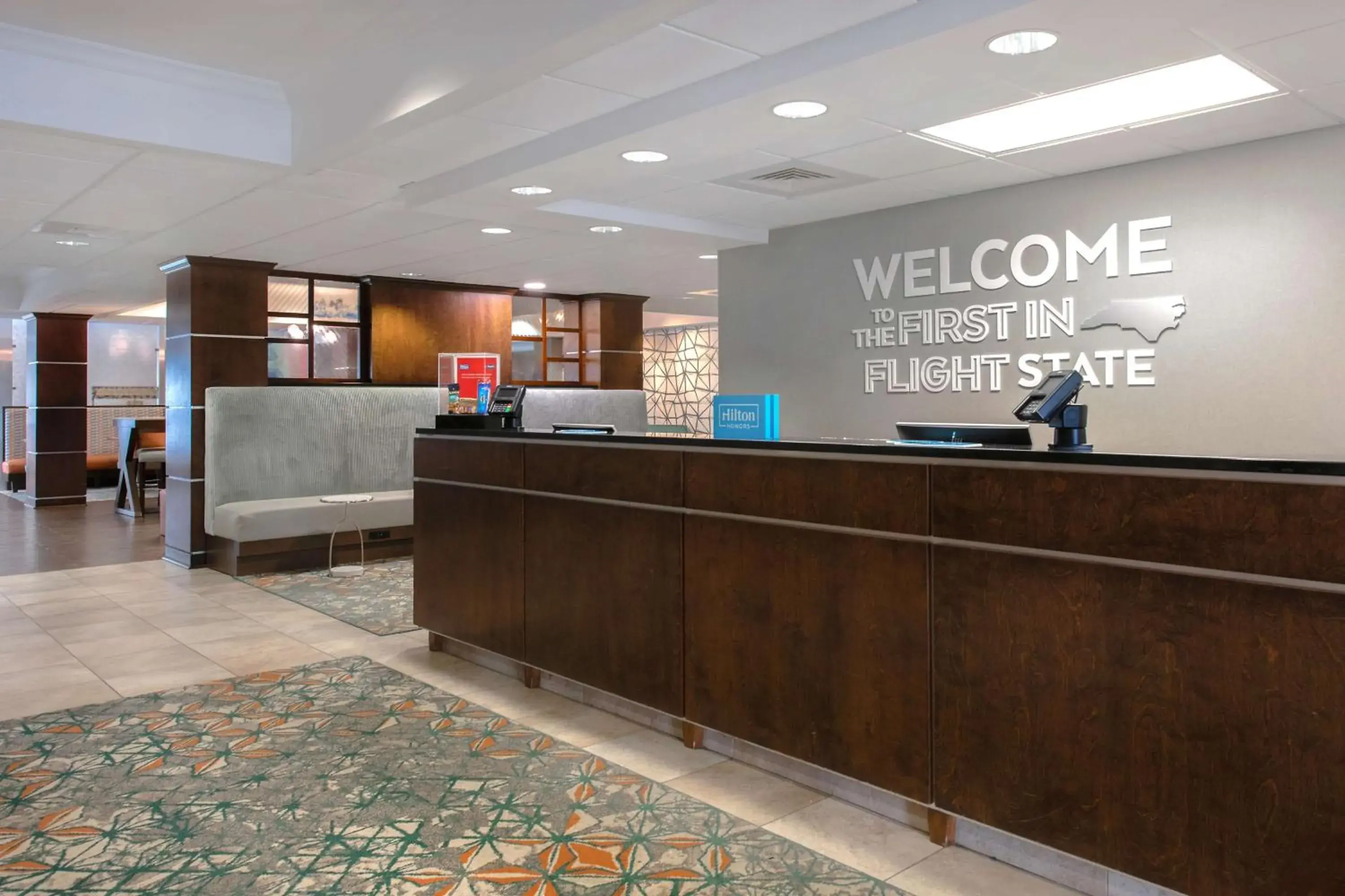 Lobby or reception in Hampton Inn Charlotte Monroe Lobby or reception in Hampton Inn Charlotte Monroe