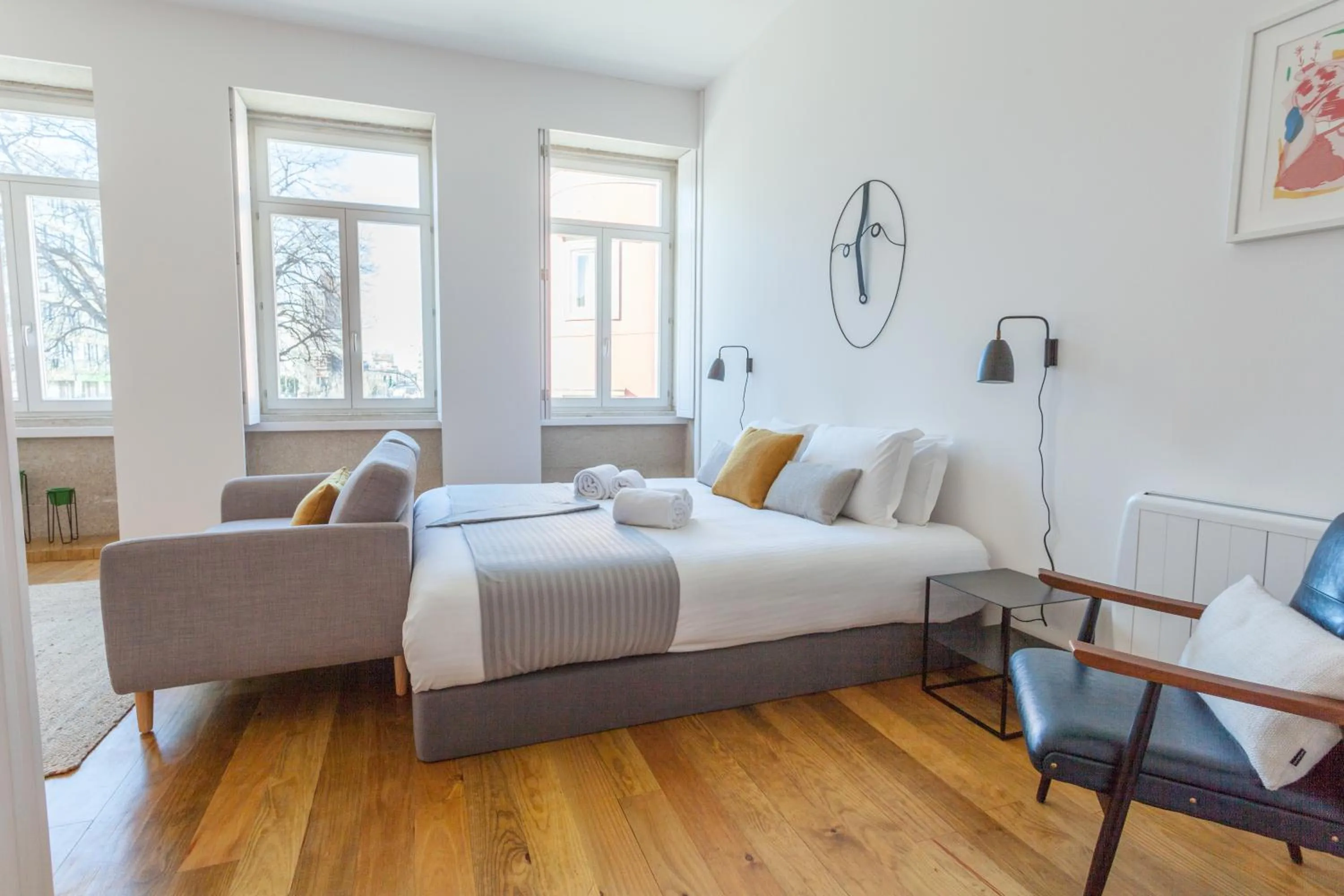 Bed in Oporto City View - Santa Catarina