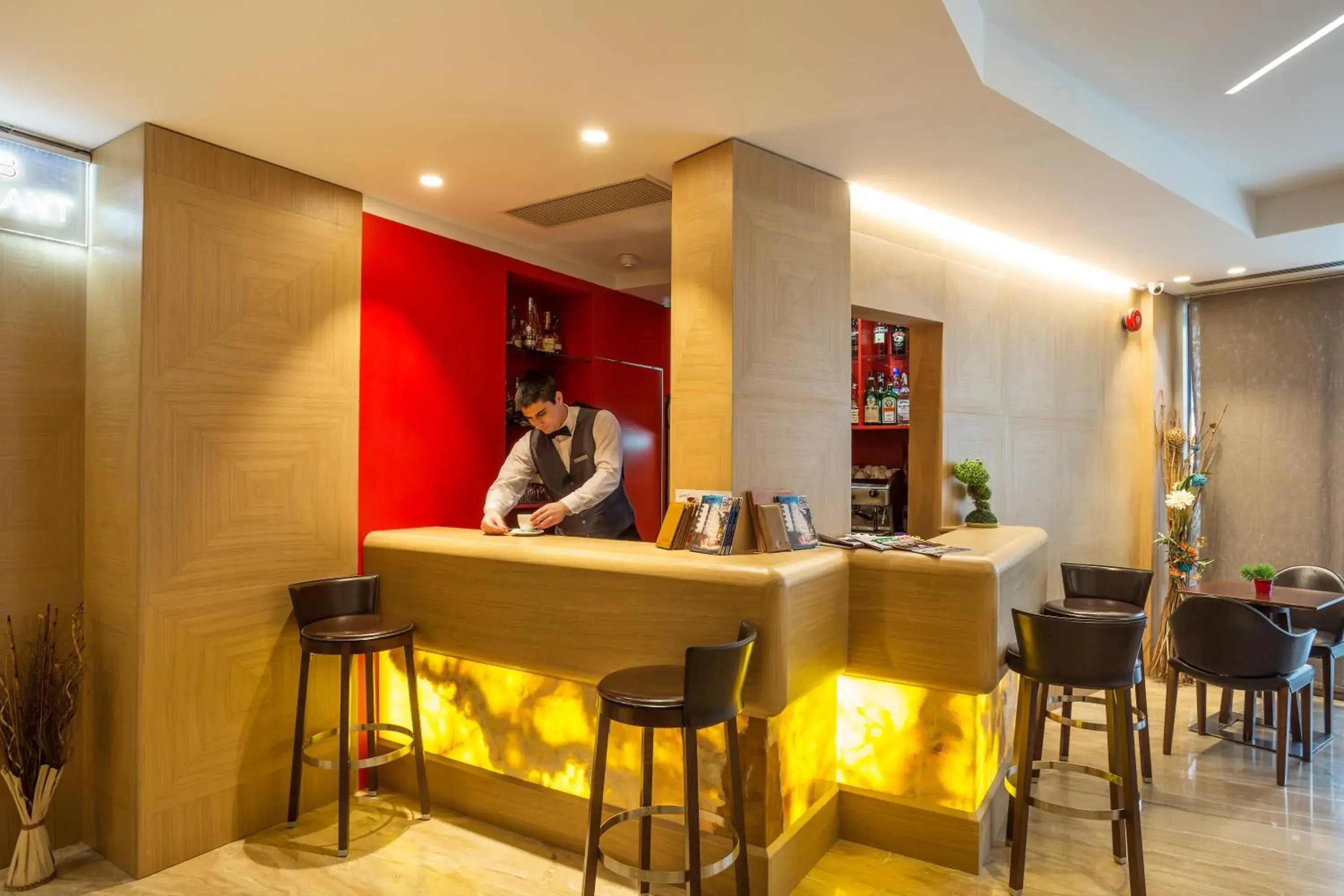 Lobby or reception in Eurostars Sofia City Lobby or reception in Eurostars Sofia City