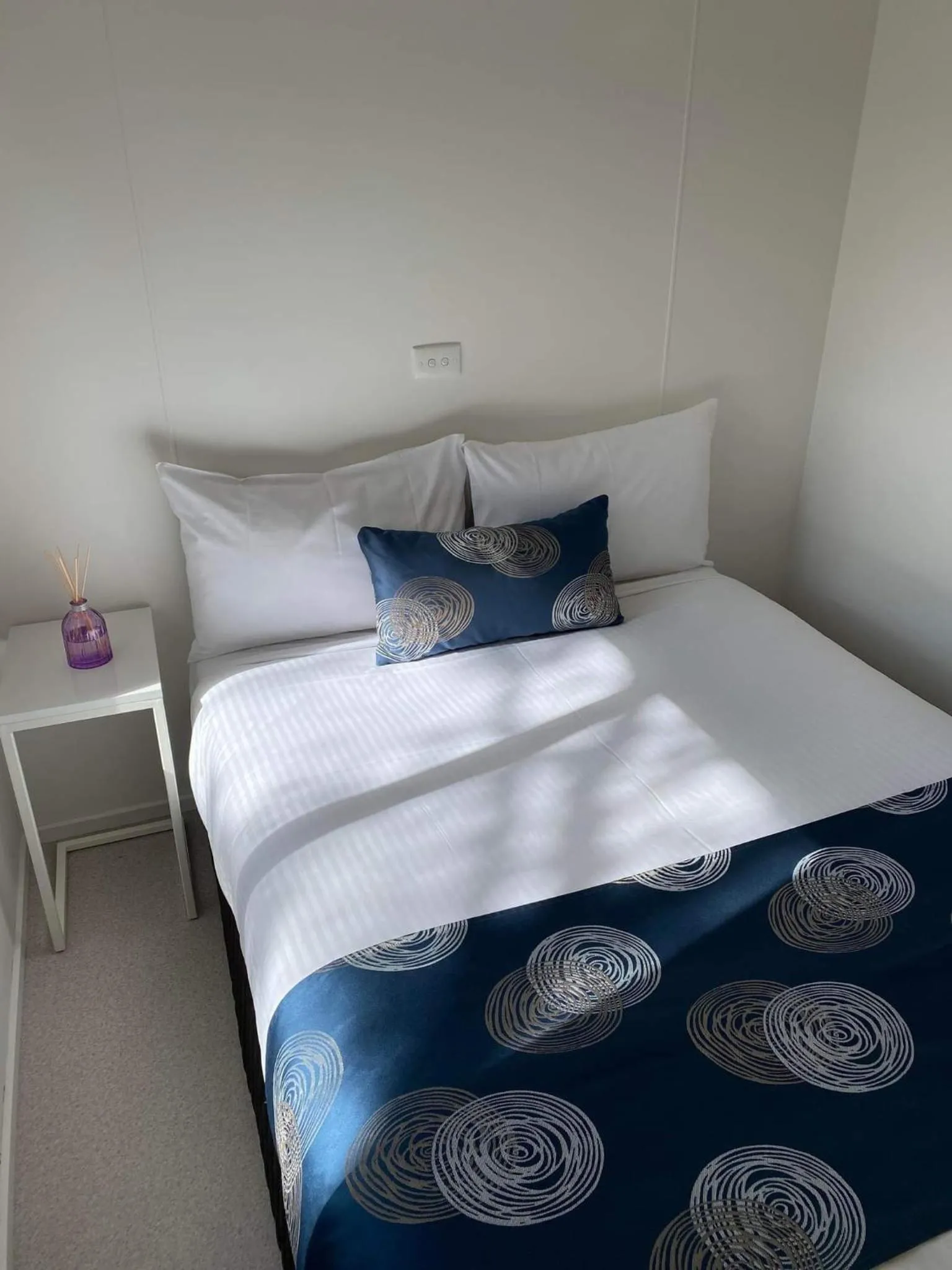 Bed in Euroa Caravan Park