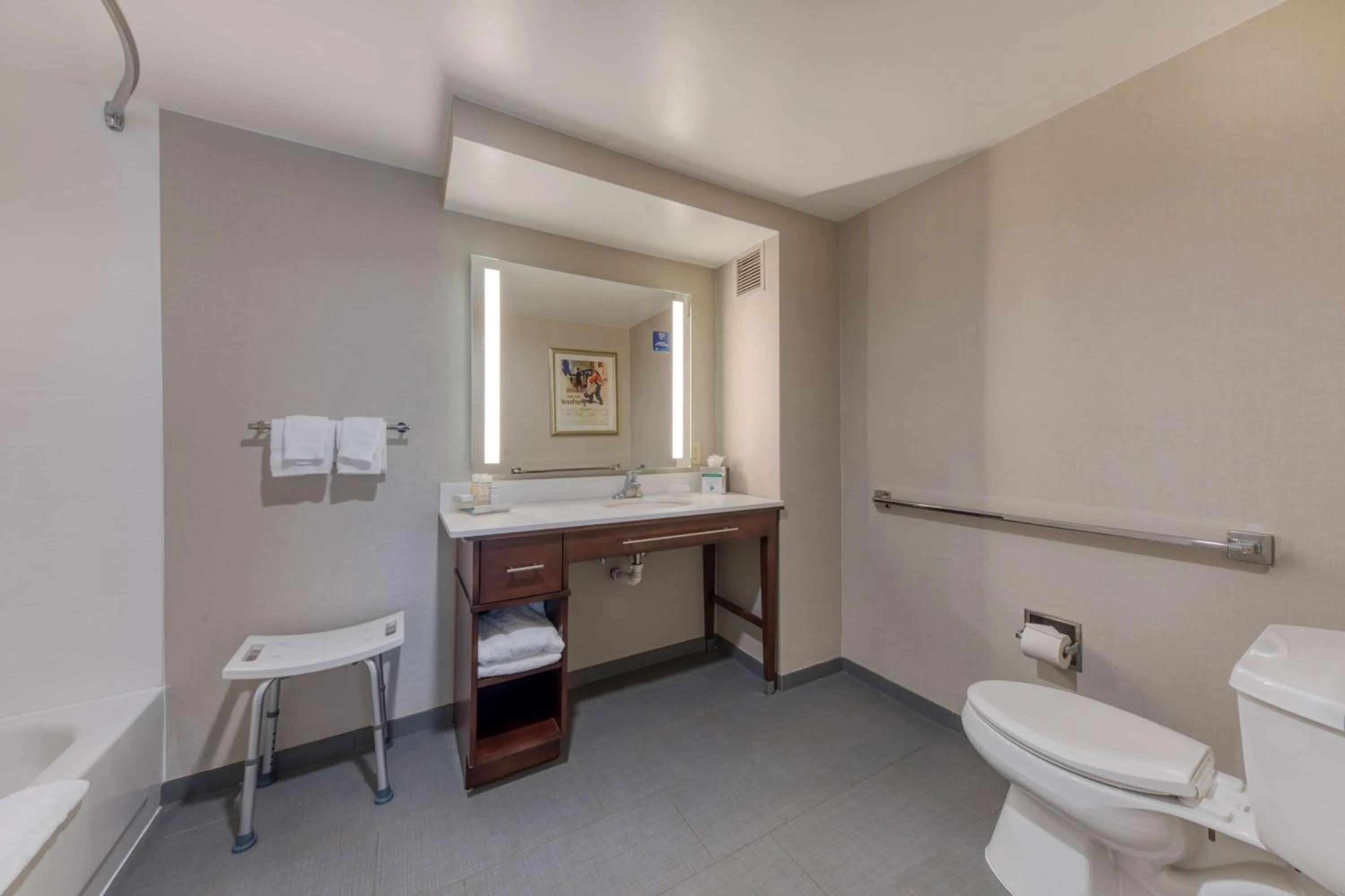 Bathroom in Homewood Suites by Hilton Olmsted Village
