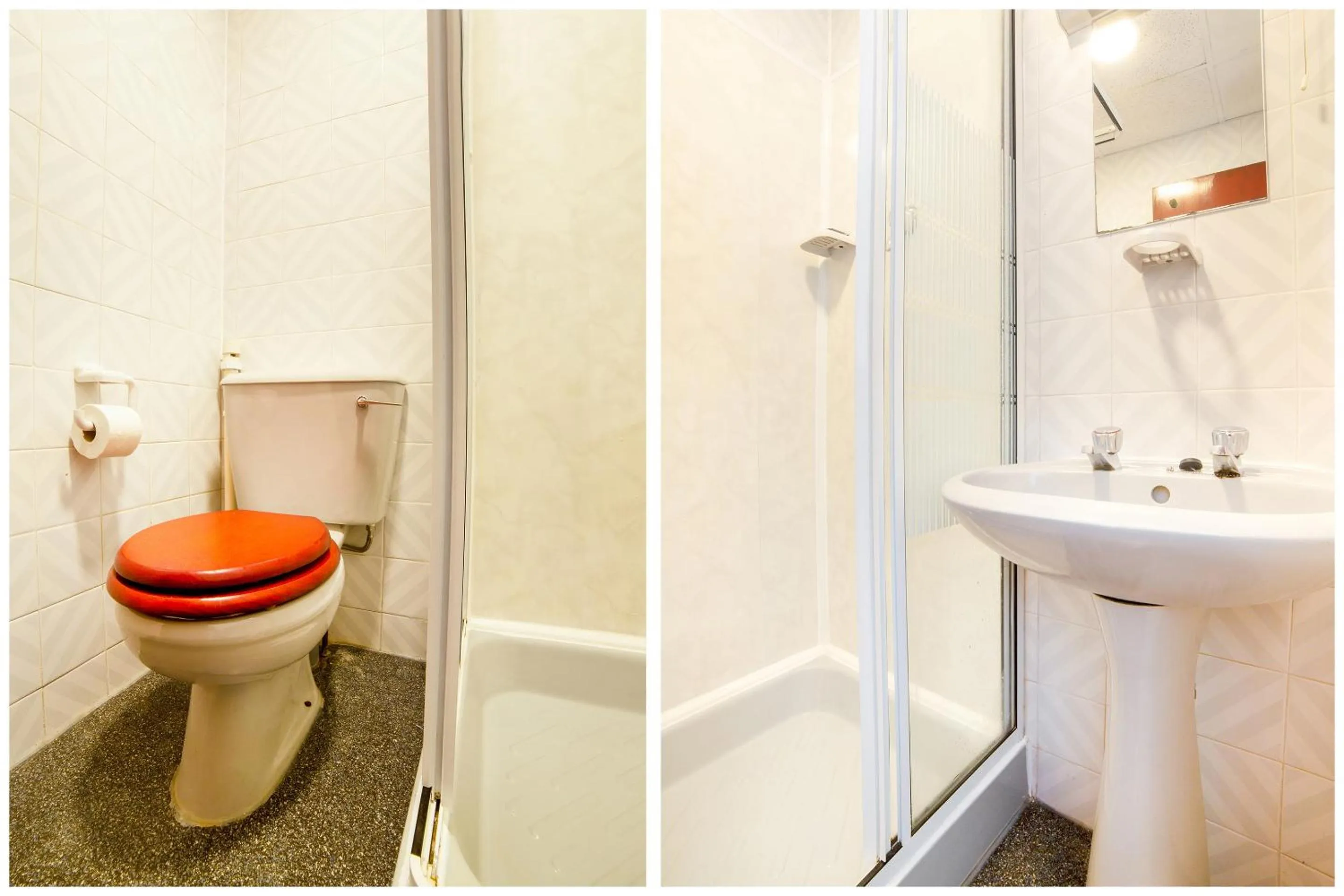 Bathroom in OYO The Golden Cheval Hotel