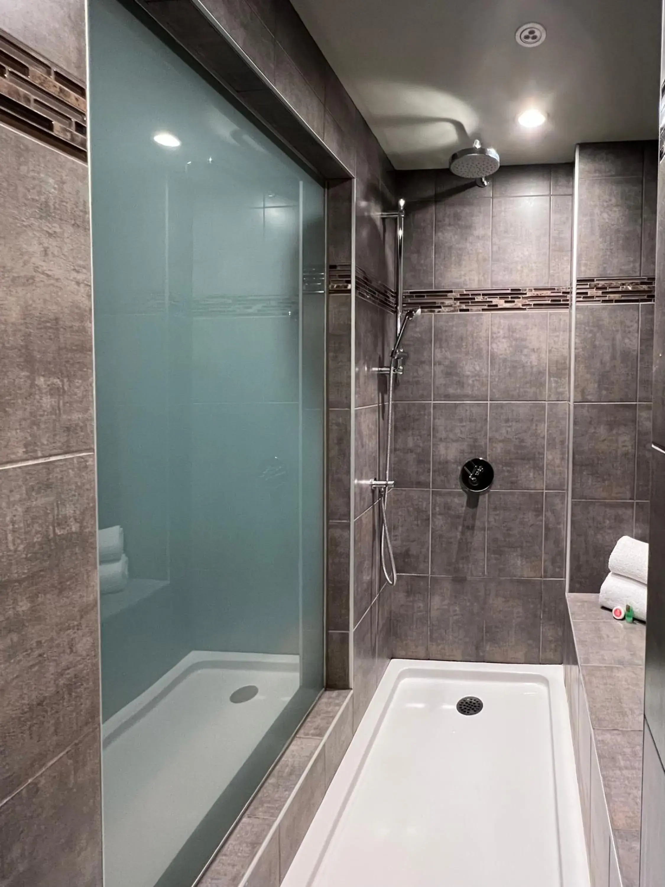 Shower, Bathroom in Hotel L'Express