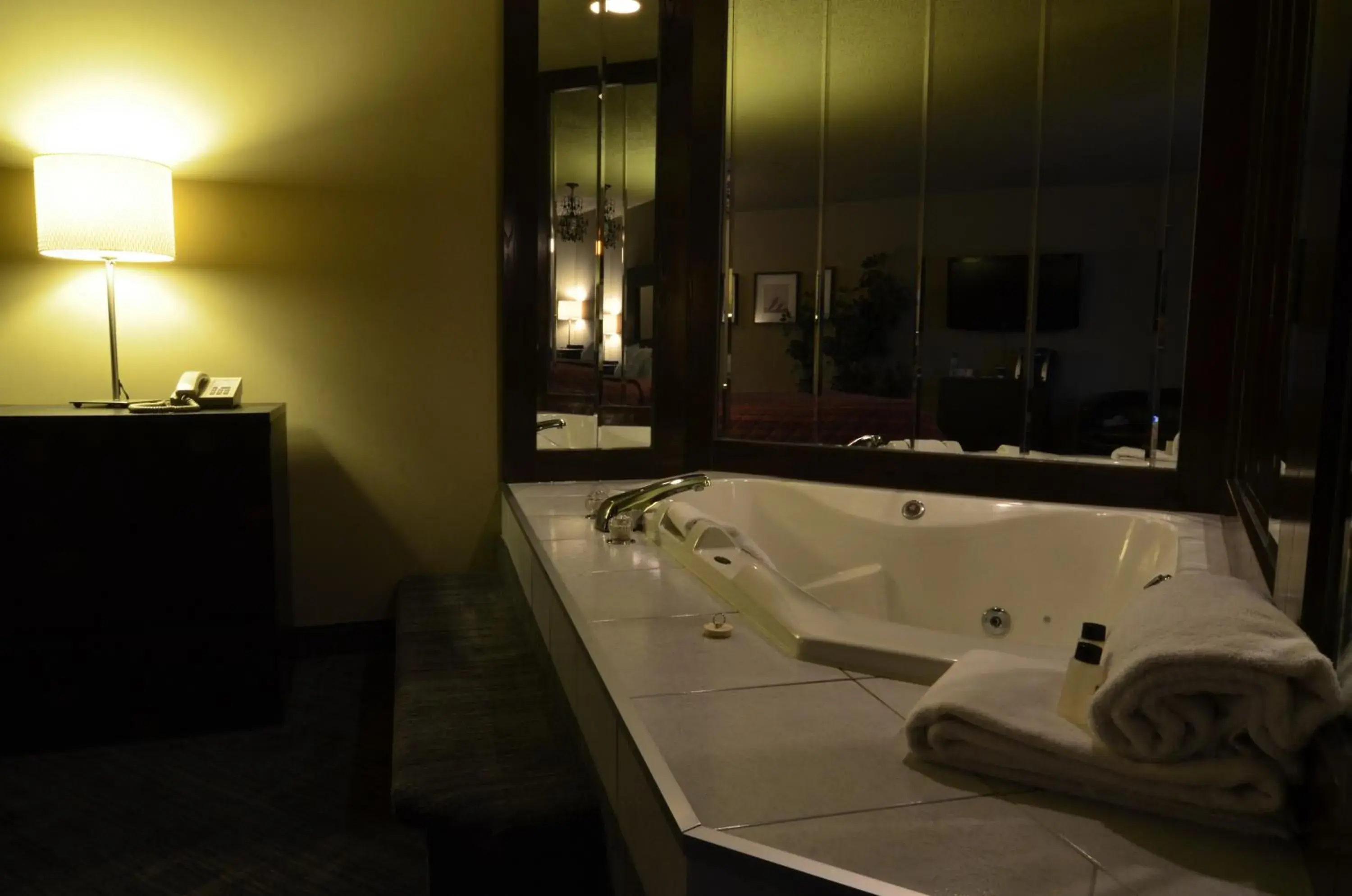 Hot Tub, Bathroom in Hotel L'Express