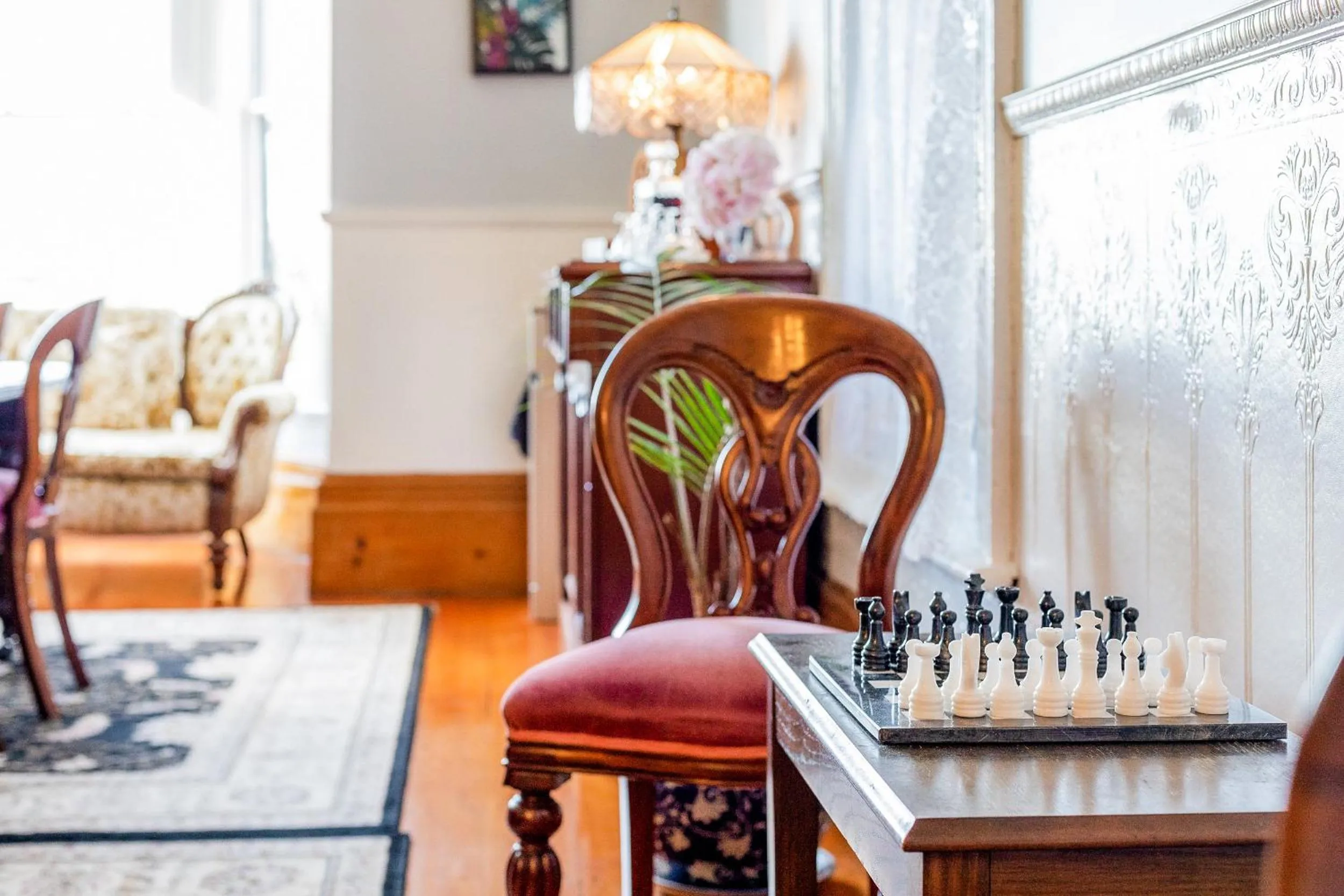 Dining area in The Dragonfly Inn