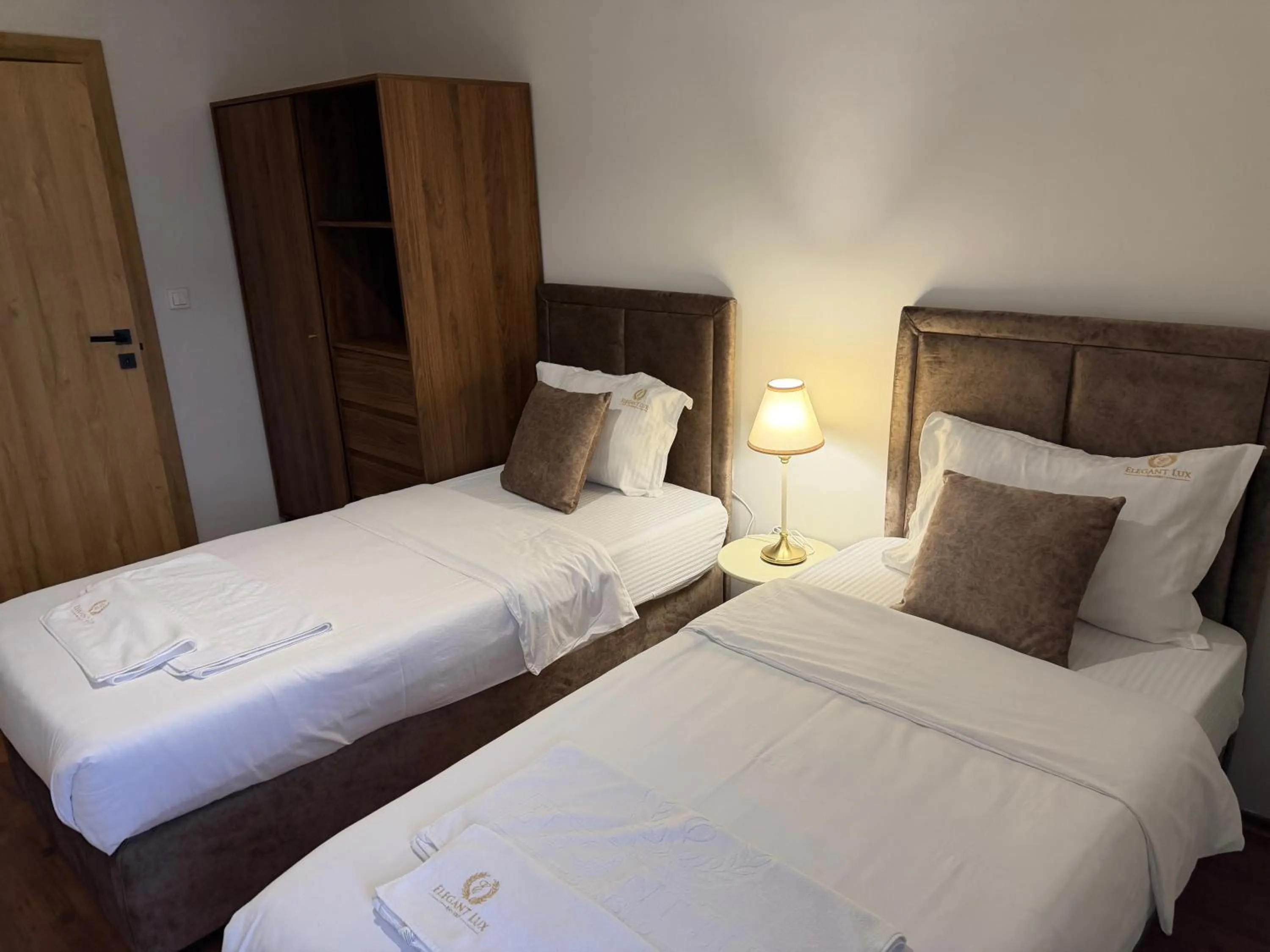 Bed in Elegant Lux Hotel