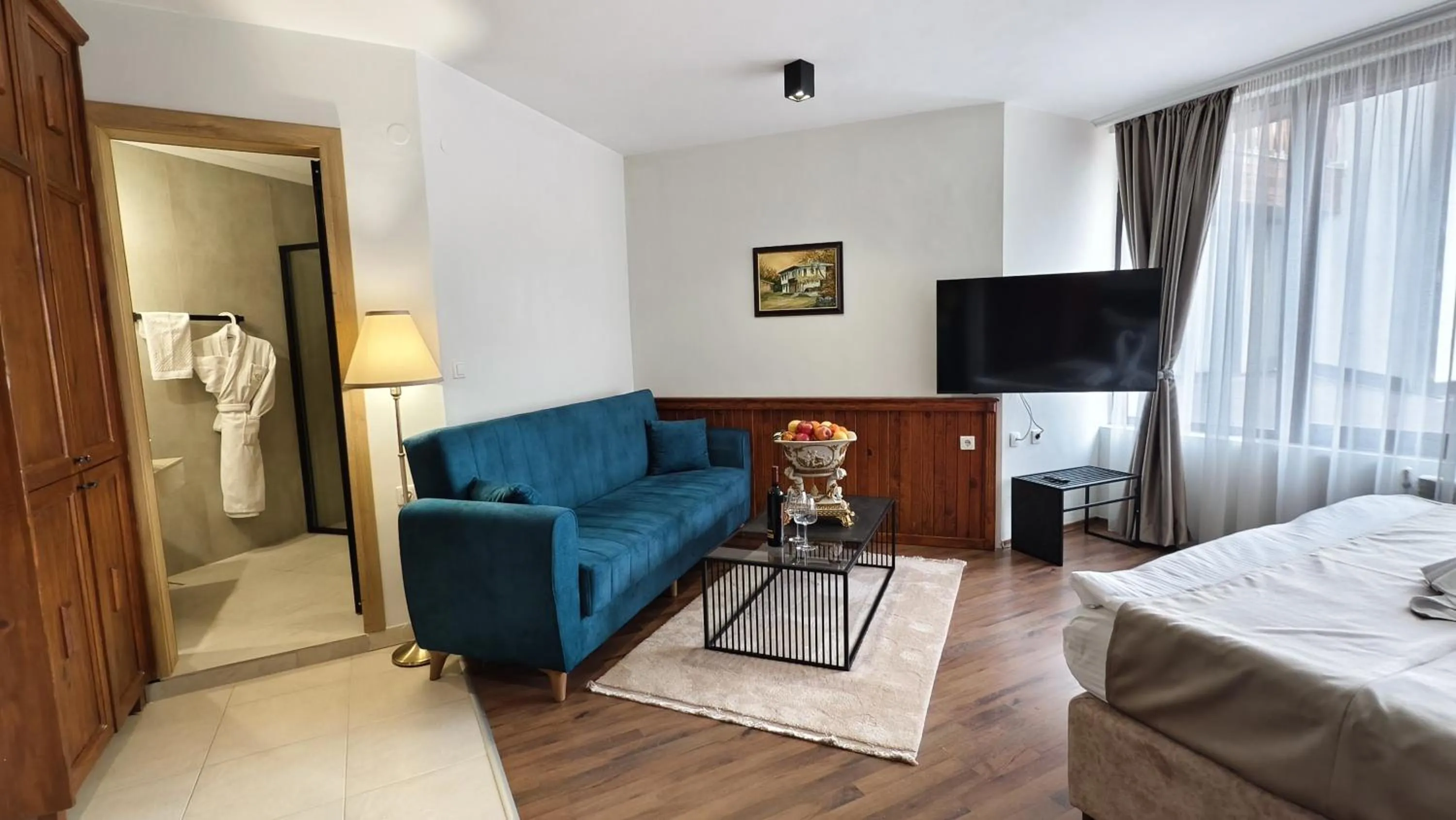 Bed in Elegant Lux Hotel