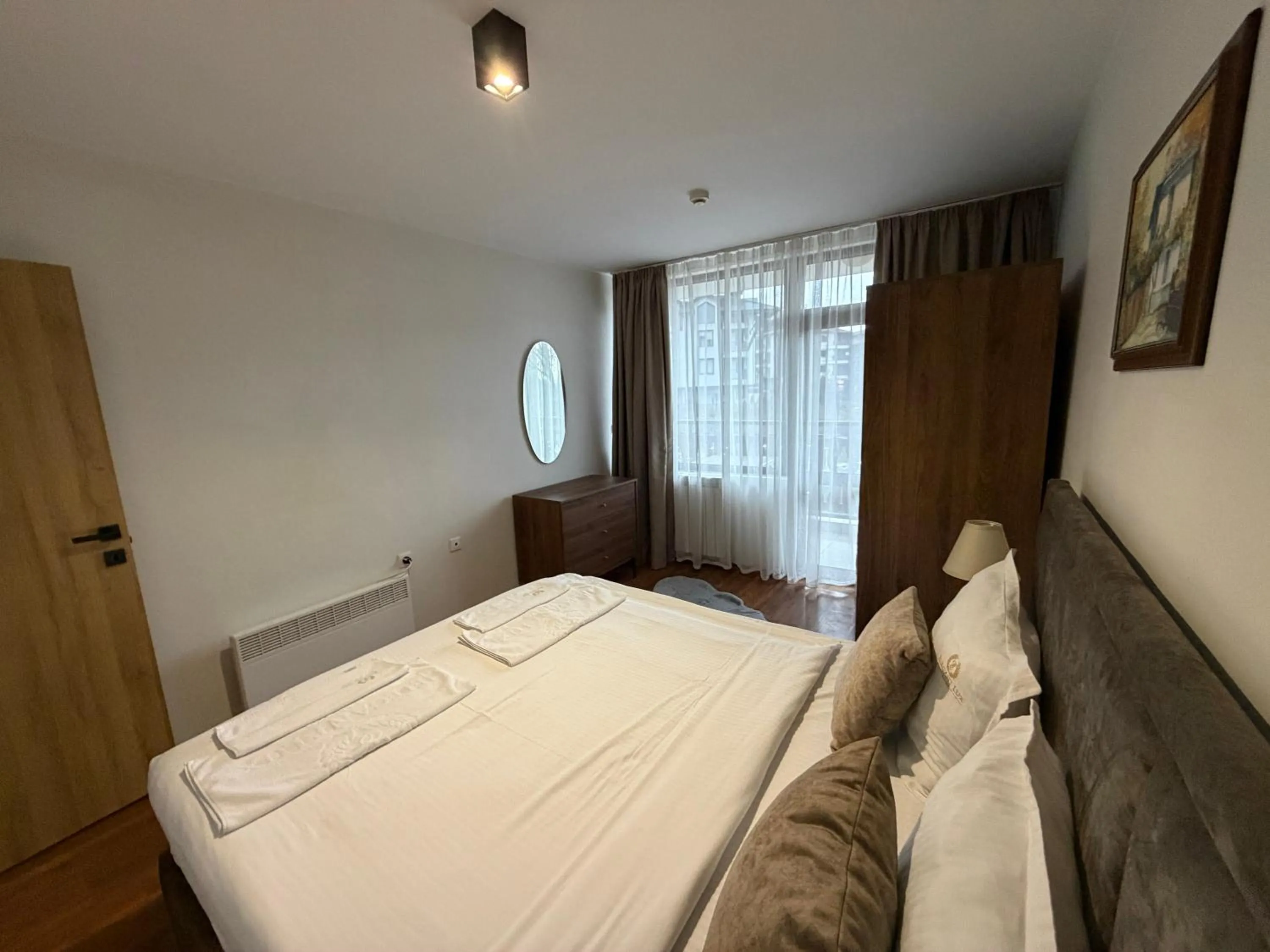 Bed in Elegant Lux Hotel