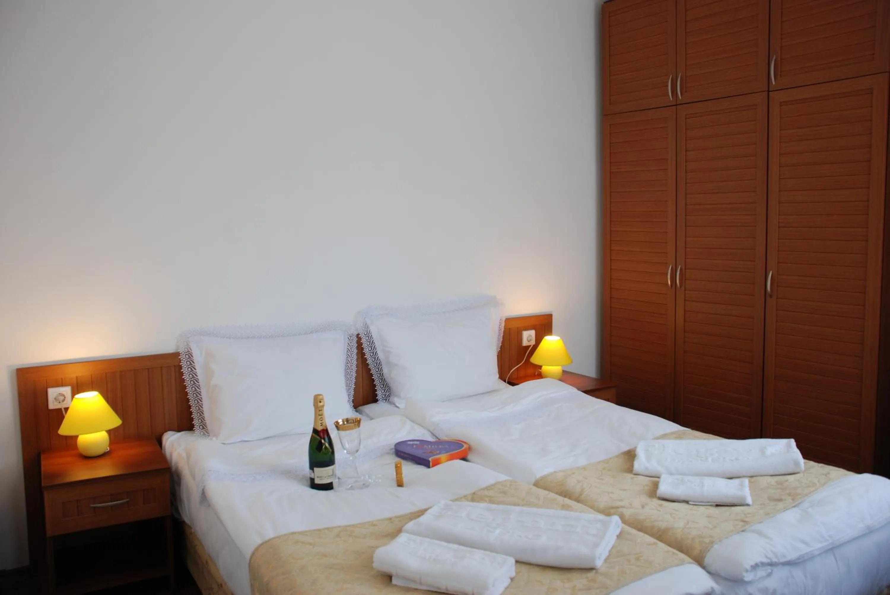 Bed in Elegant Lux Hotel