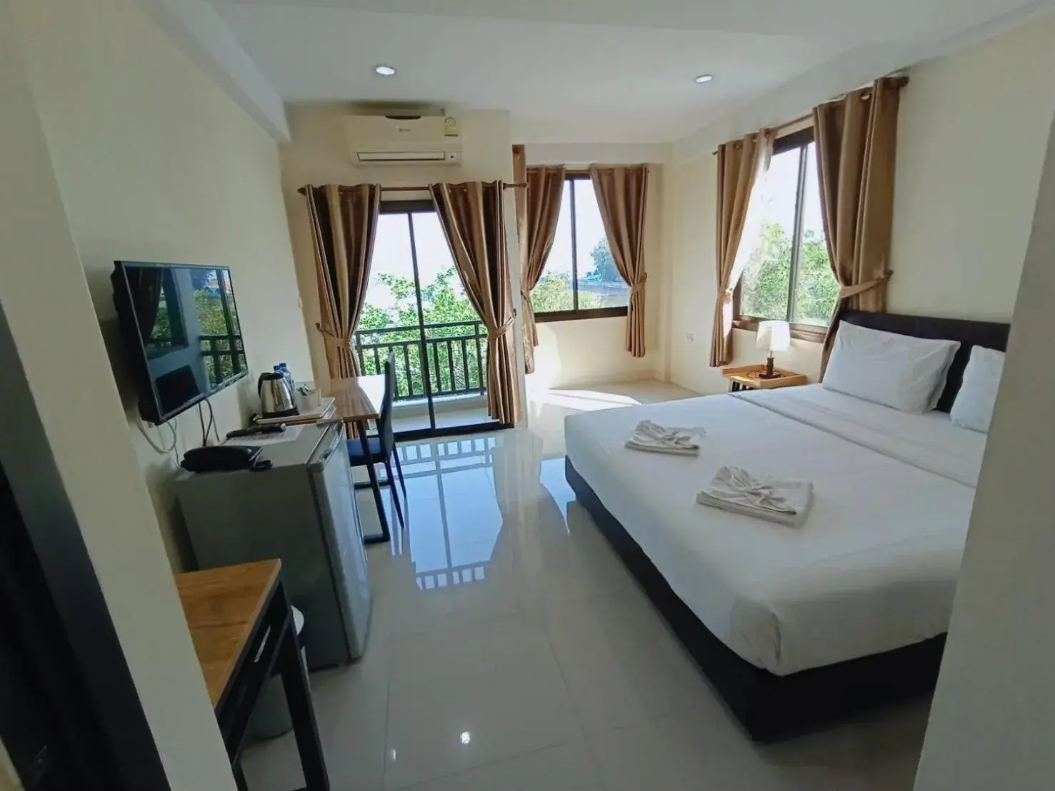 Bed in Sasi Nonthaburi Hotel Bed in Sasi Nonthaburi Hotel