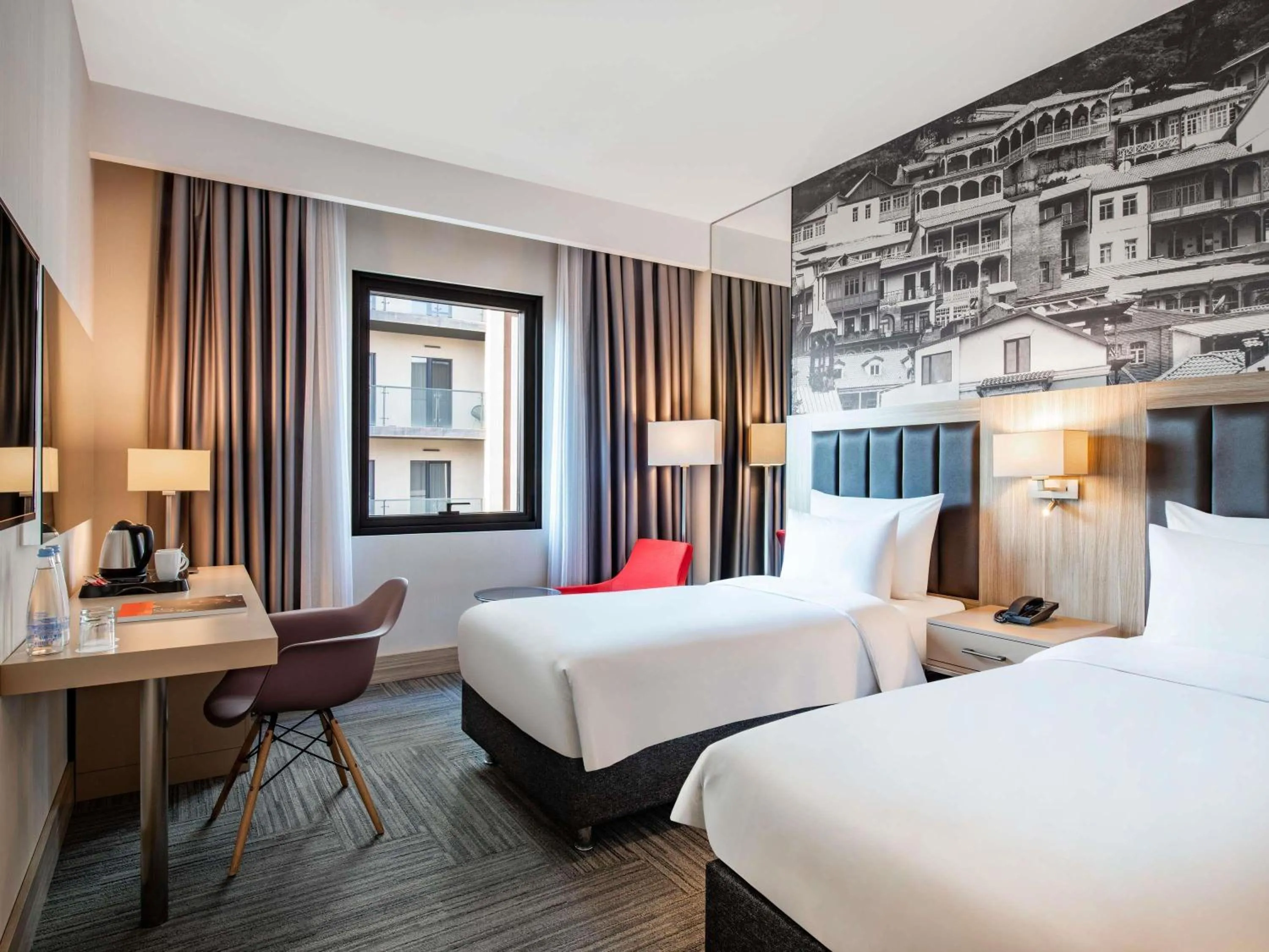 Bedroom in Tbilisi Saburtalo Hotel by Mercure