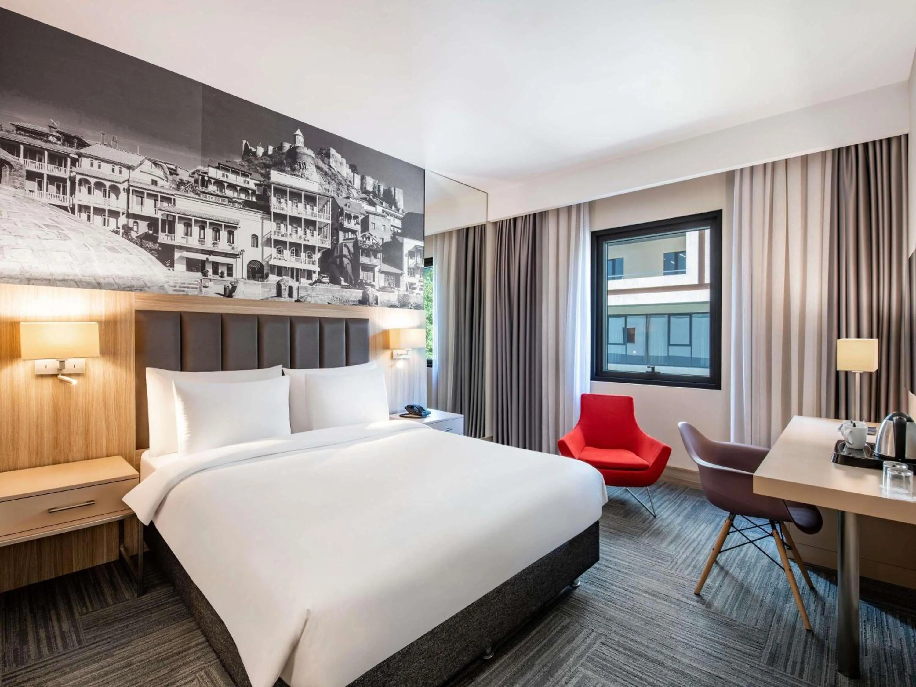 Bedroom in Tbilisi Saburtalo Hotel by Mercure