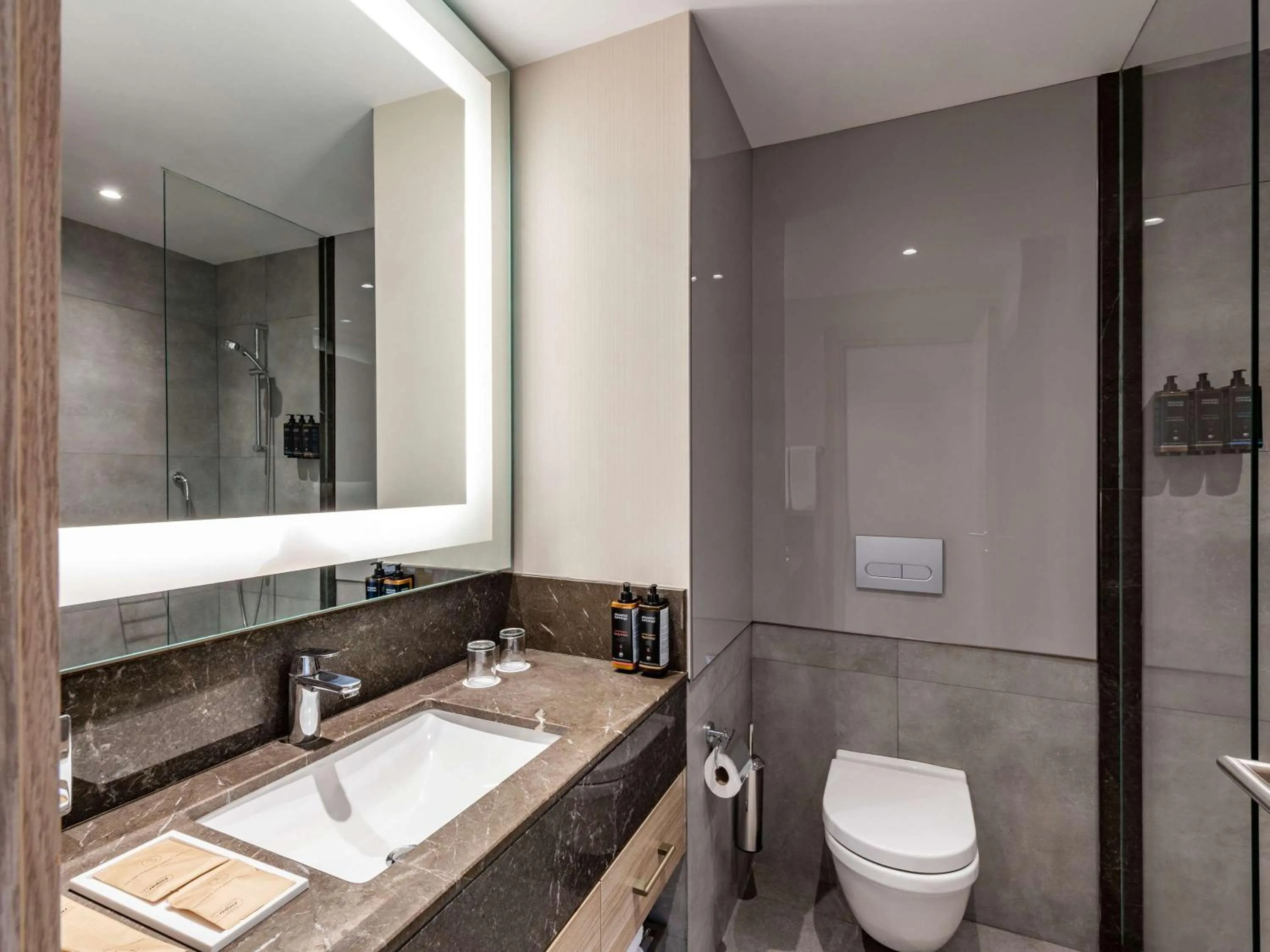 Shower, Bathroom in Ramada Encore Tbilisi