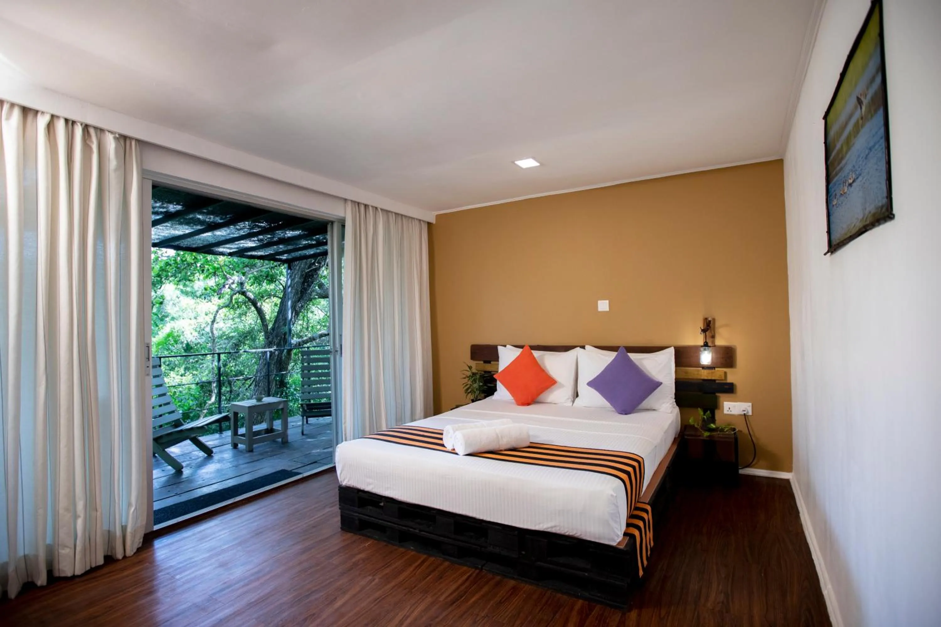 Double Room with Balcony - single occupancy in The Backwaters Lodge
