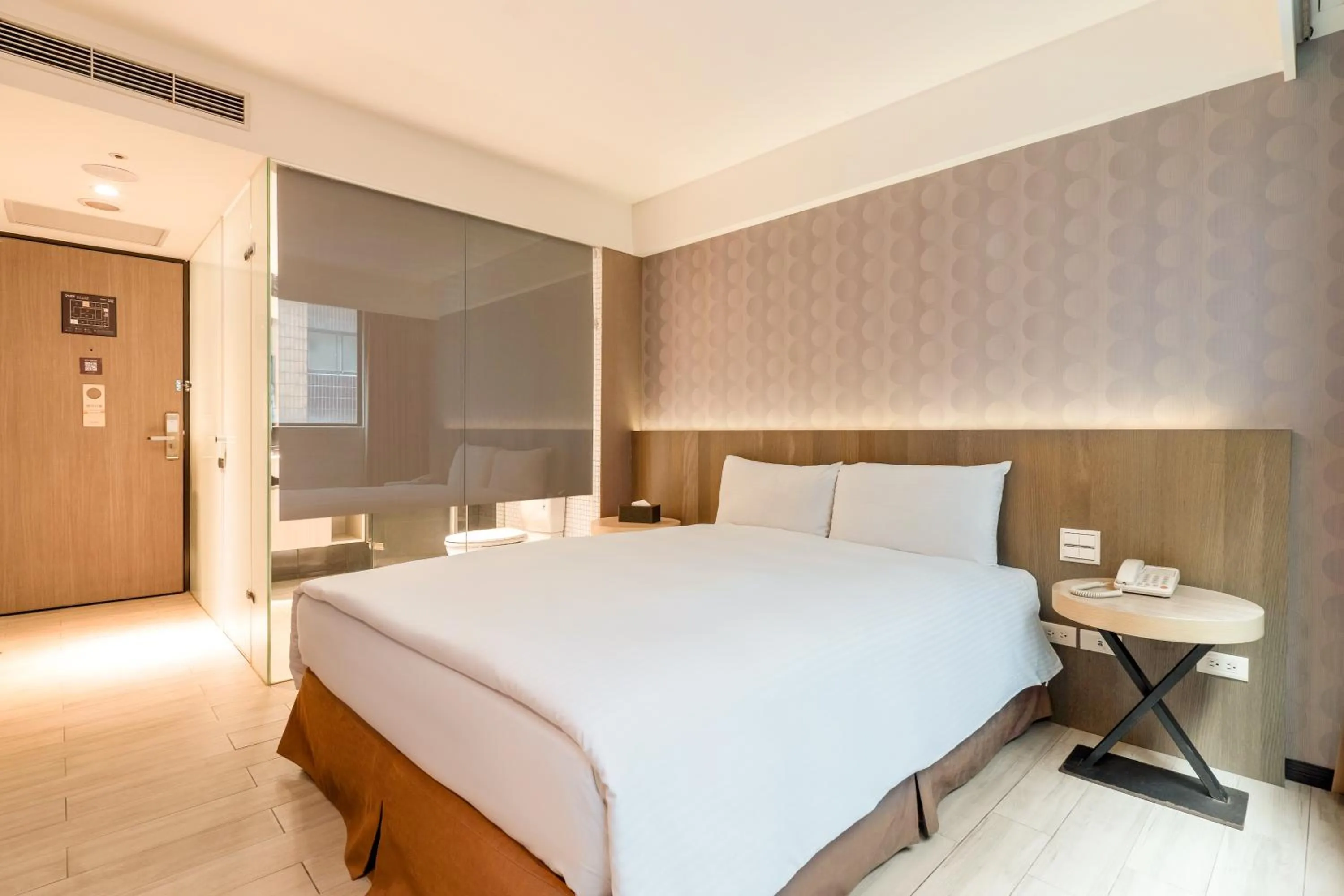 Seating area, Bed in Guide Hotel Taipei Fuxing North