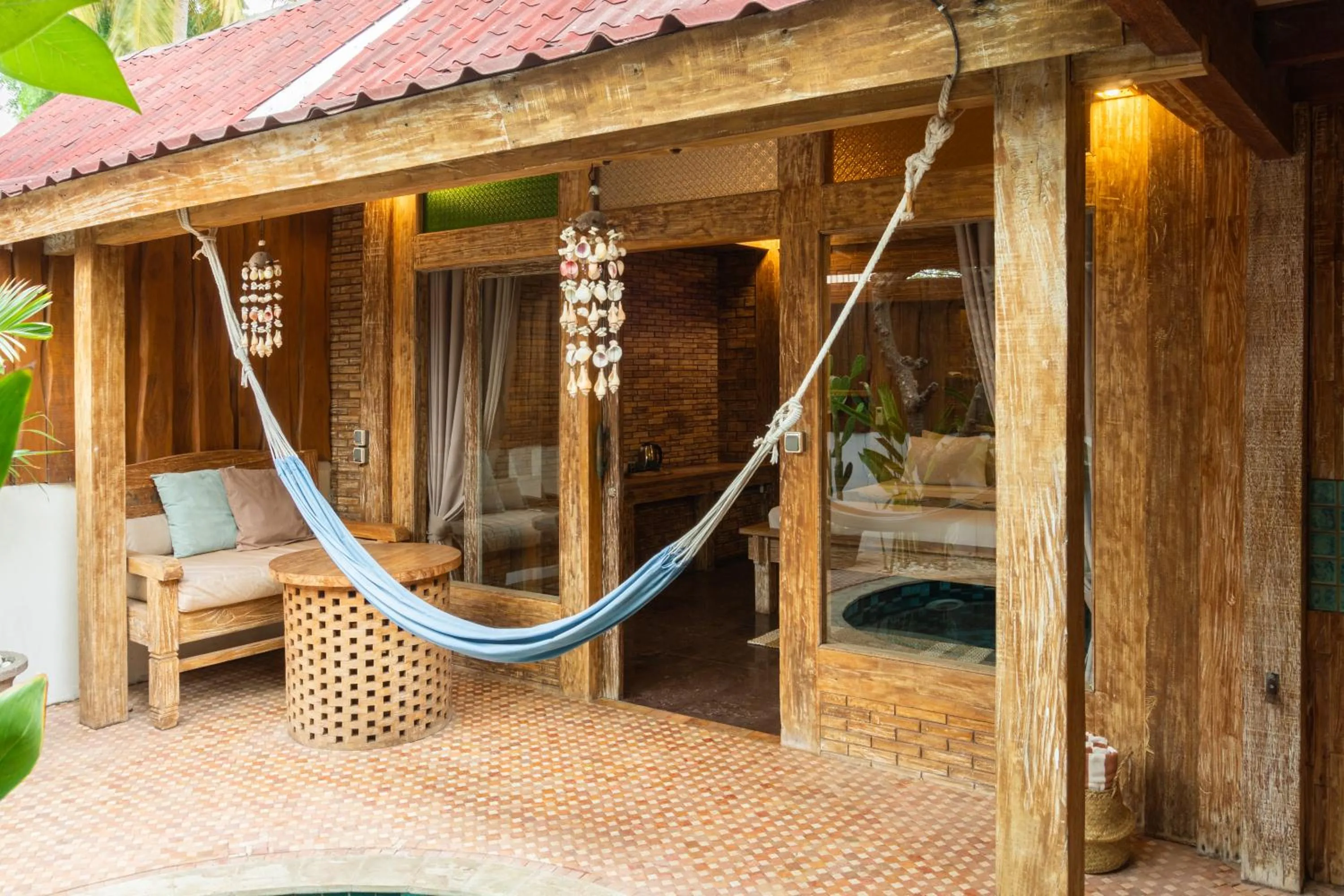 Patio in Jawa House Private Villas