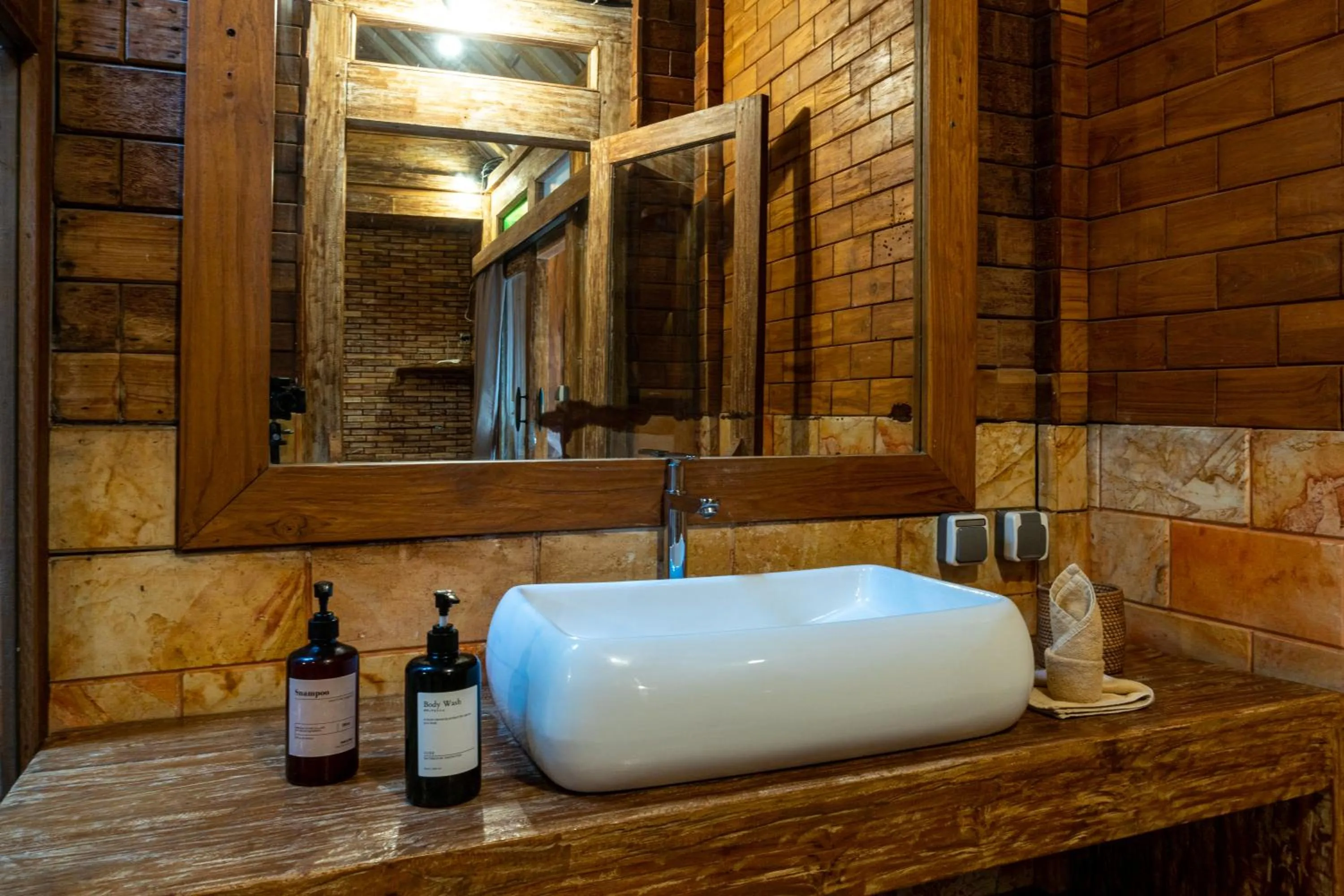 Shower in Jawa House Private Villas