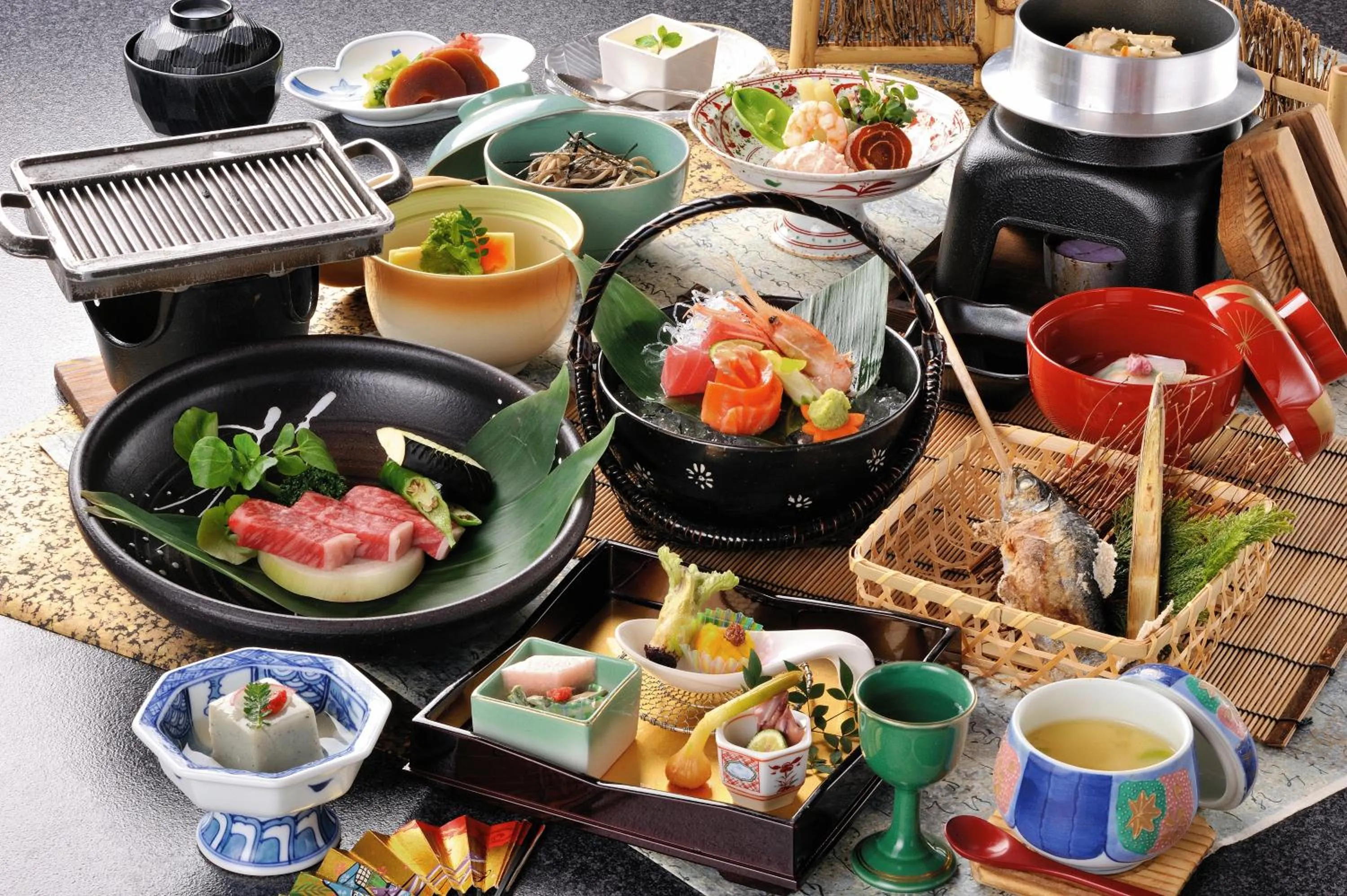 Food in Hodakaso Yamano Hotel