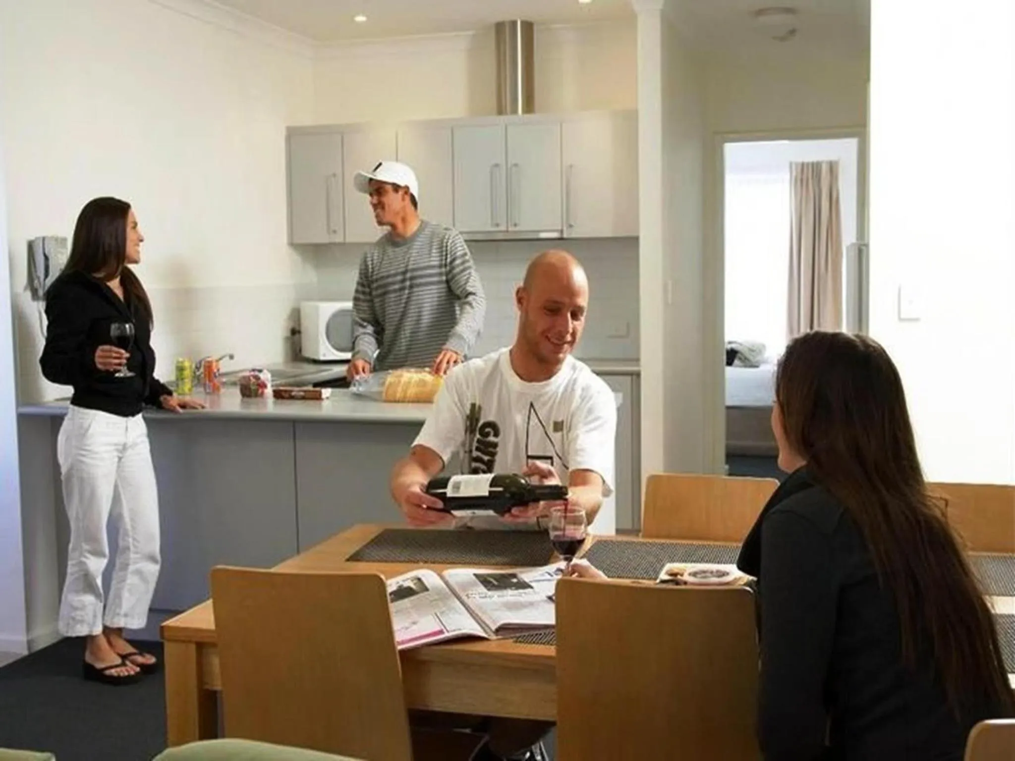 Kitchen or kitchenette in Leeuwin Apartments