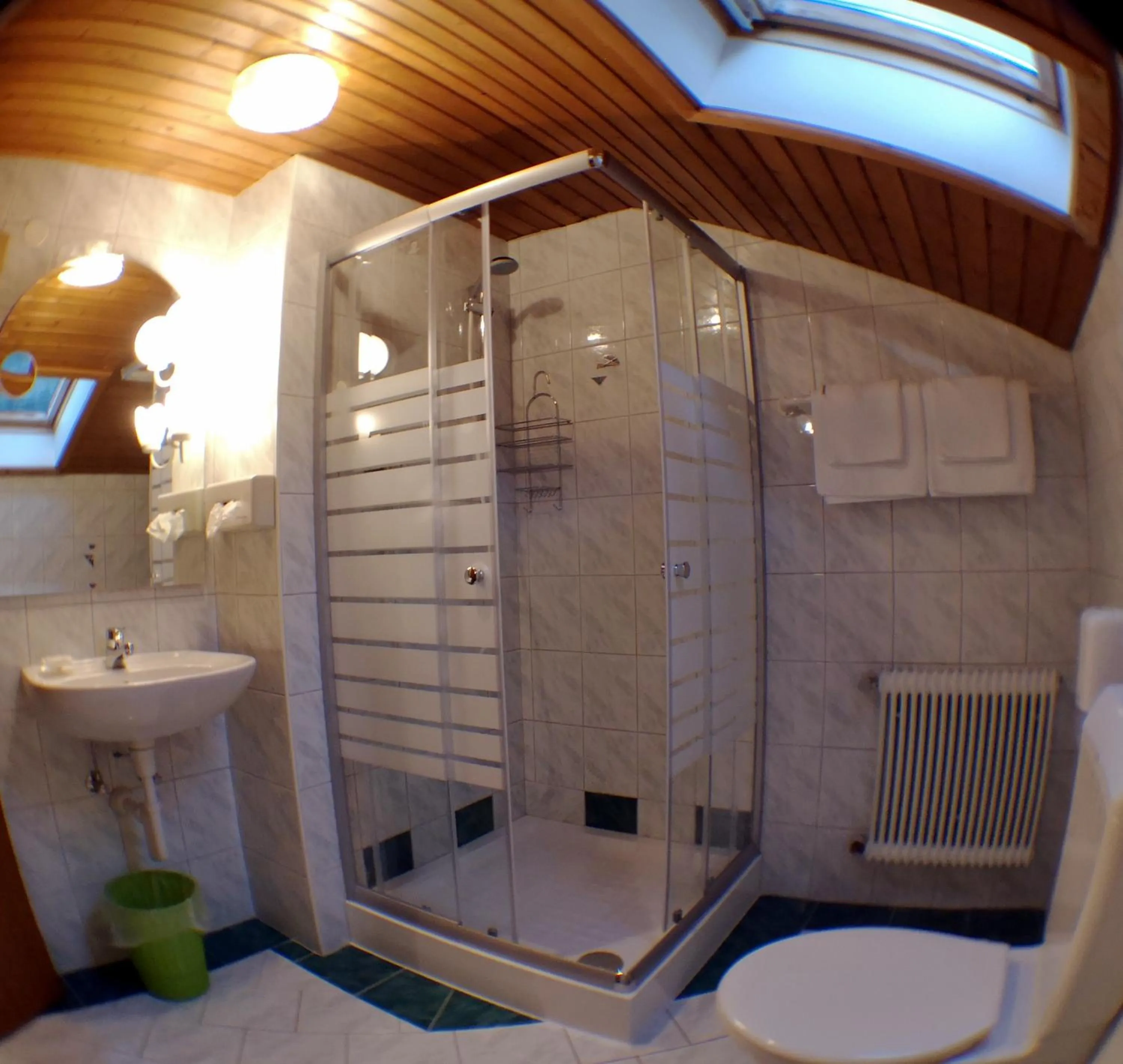 Shower in Appartements Glungezer