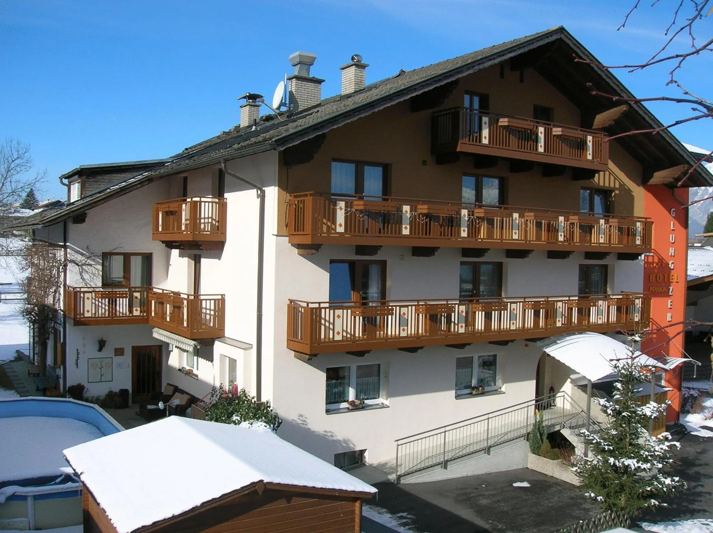 Property building in Appartements Glungezer