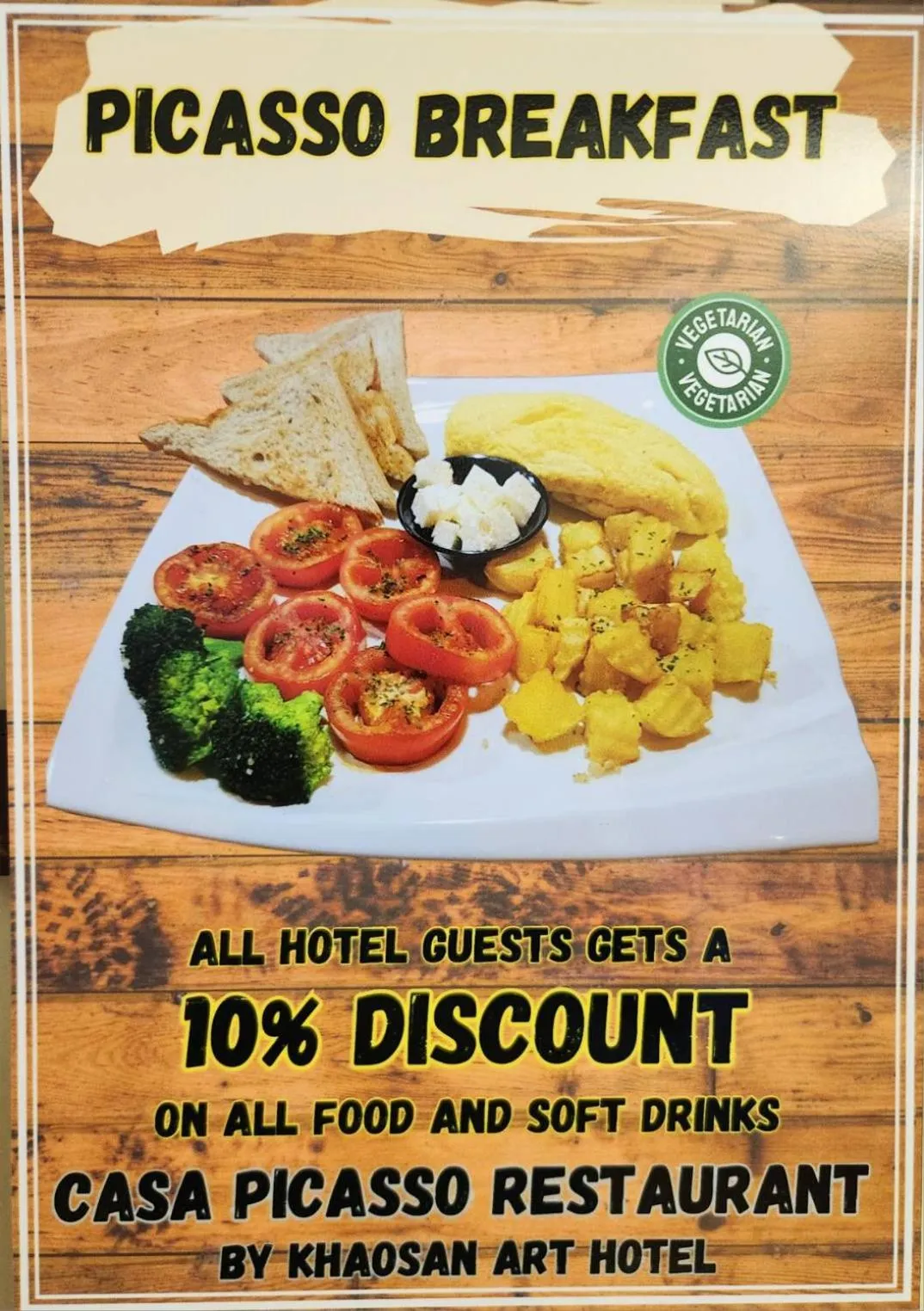 Breakfast in Khaosan Art Hotel