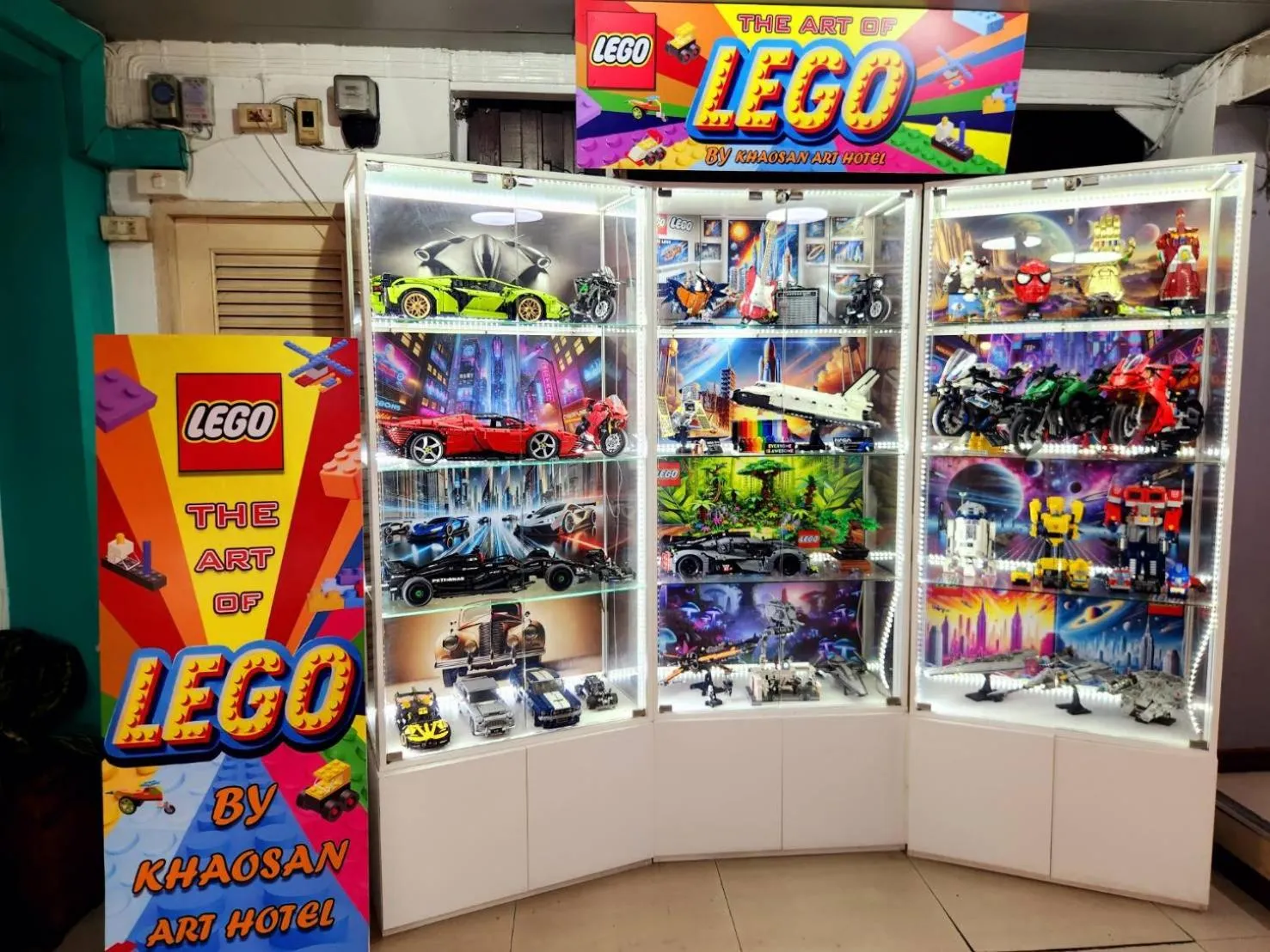 Decorative detail in Khaosan Art Hotel