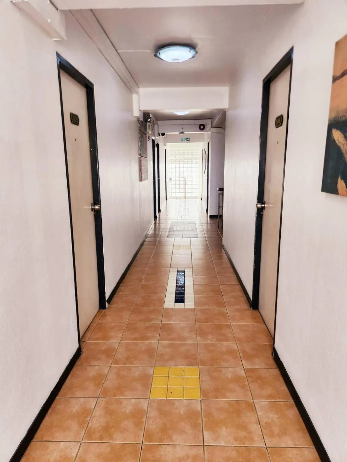 Inner courtyard view in Khaosan Art Hotel