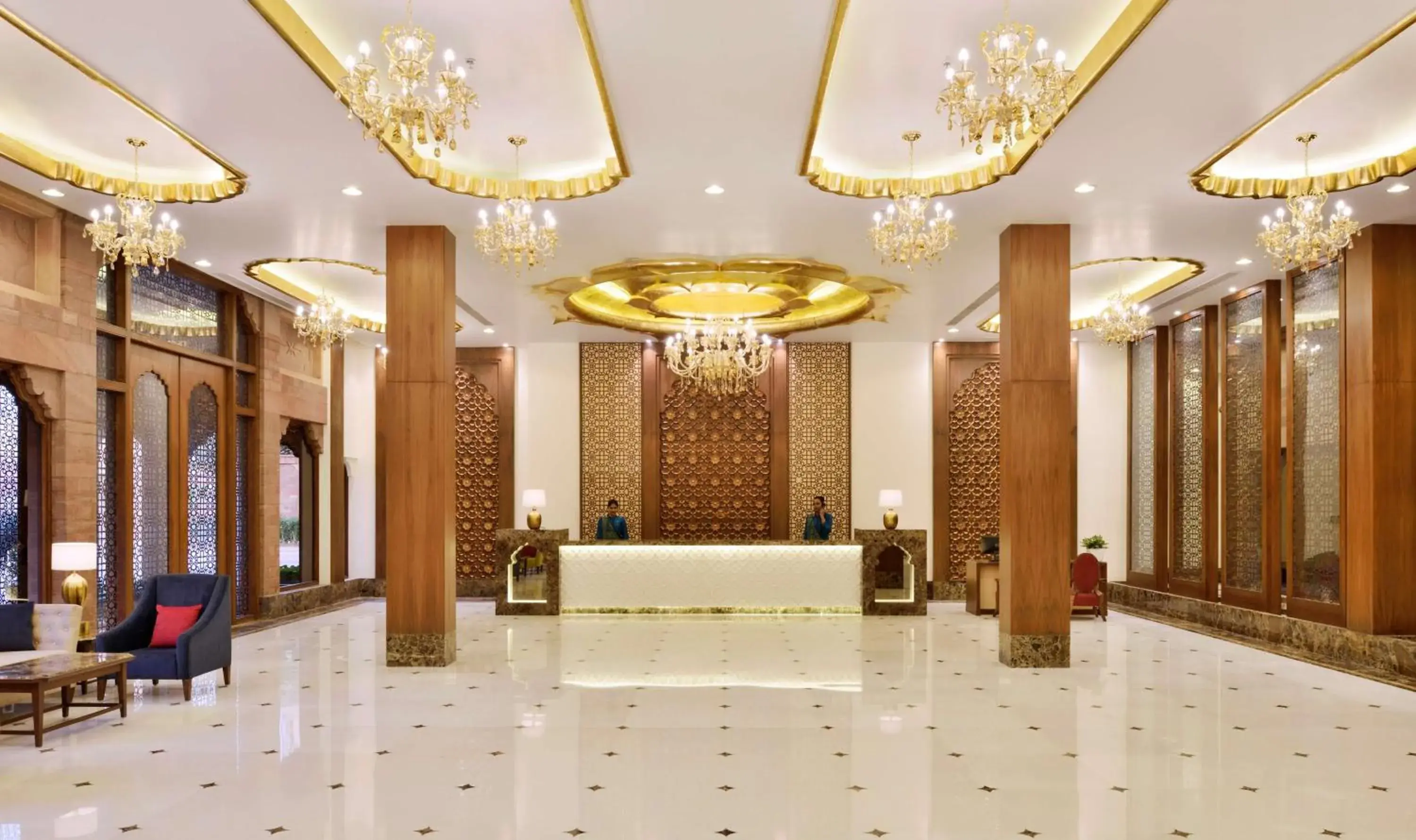 Lobby or reception in Radisson Jodhpur Lobby or reception in Radisson Jodhpur