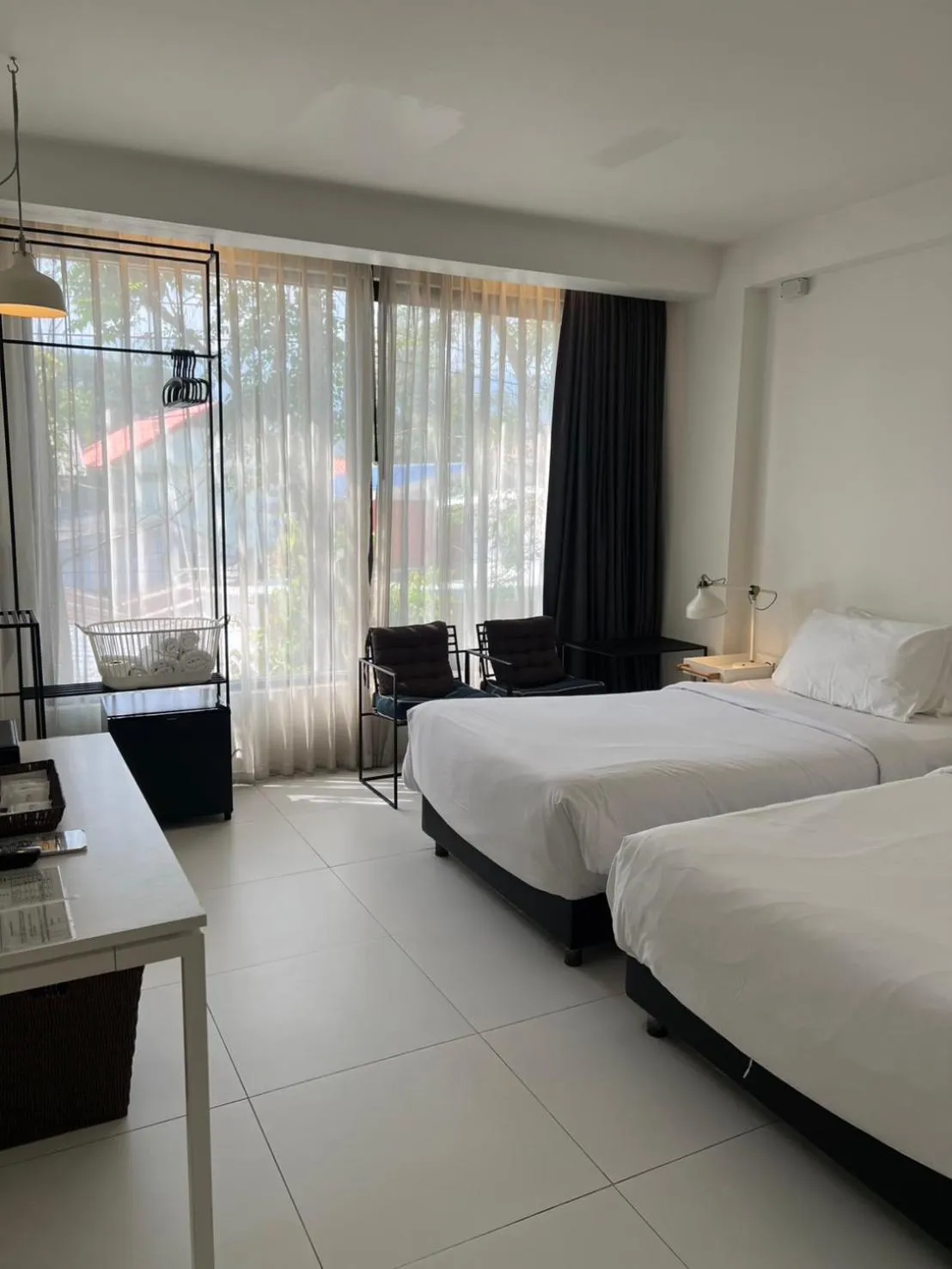 Photo of the whole room, Bed in POR Santitham