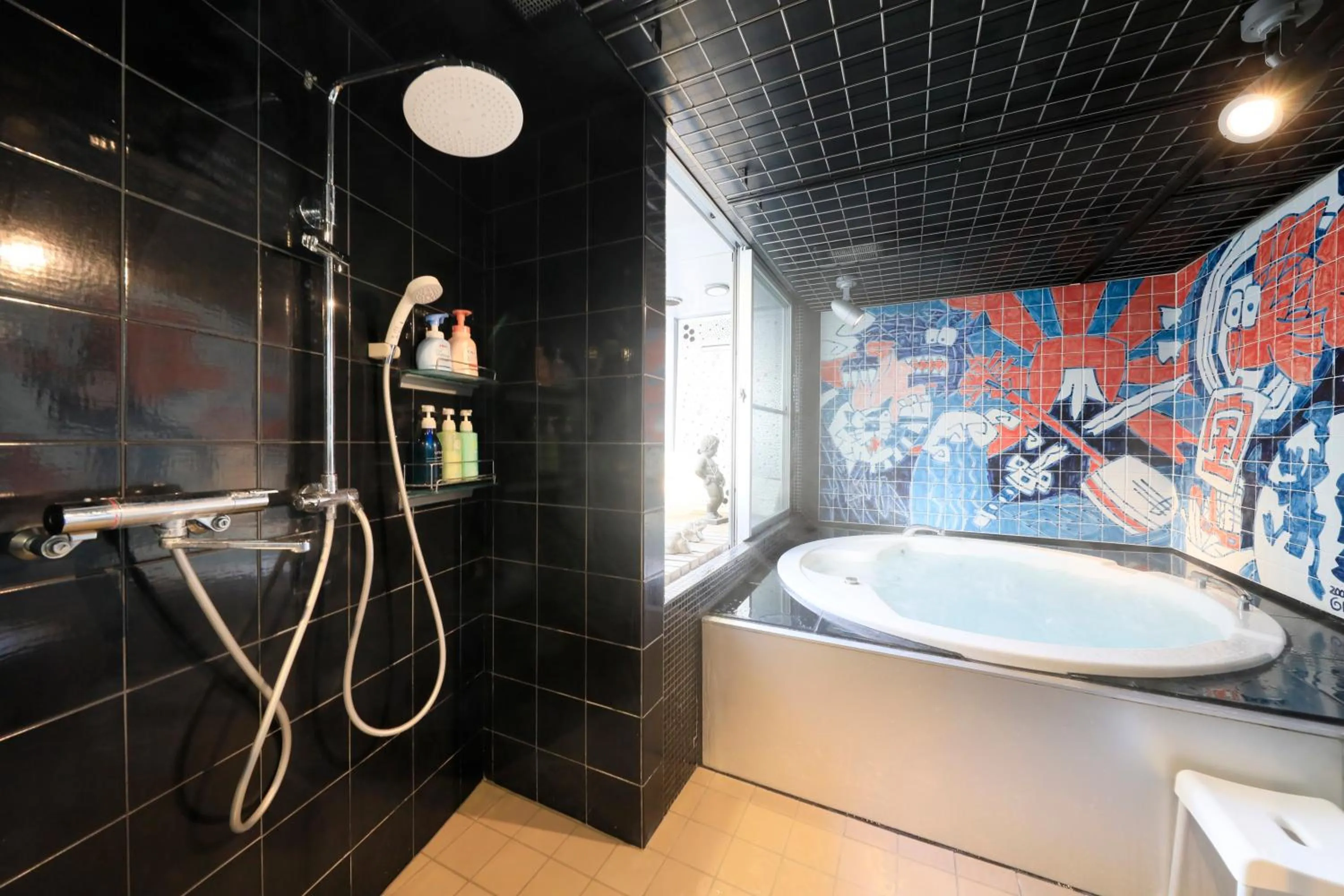 Shower in Andon Ryokan