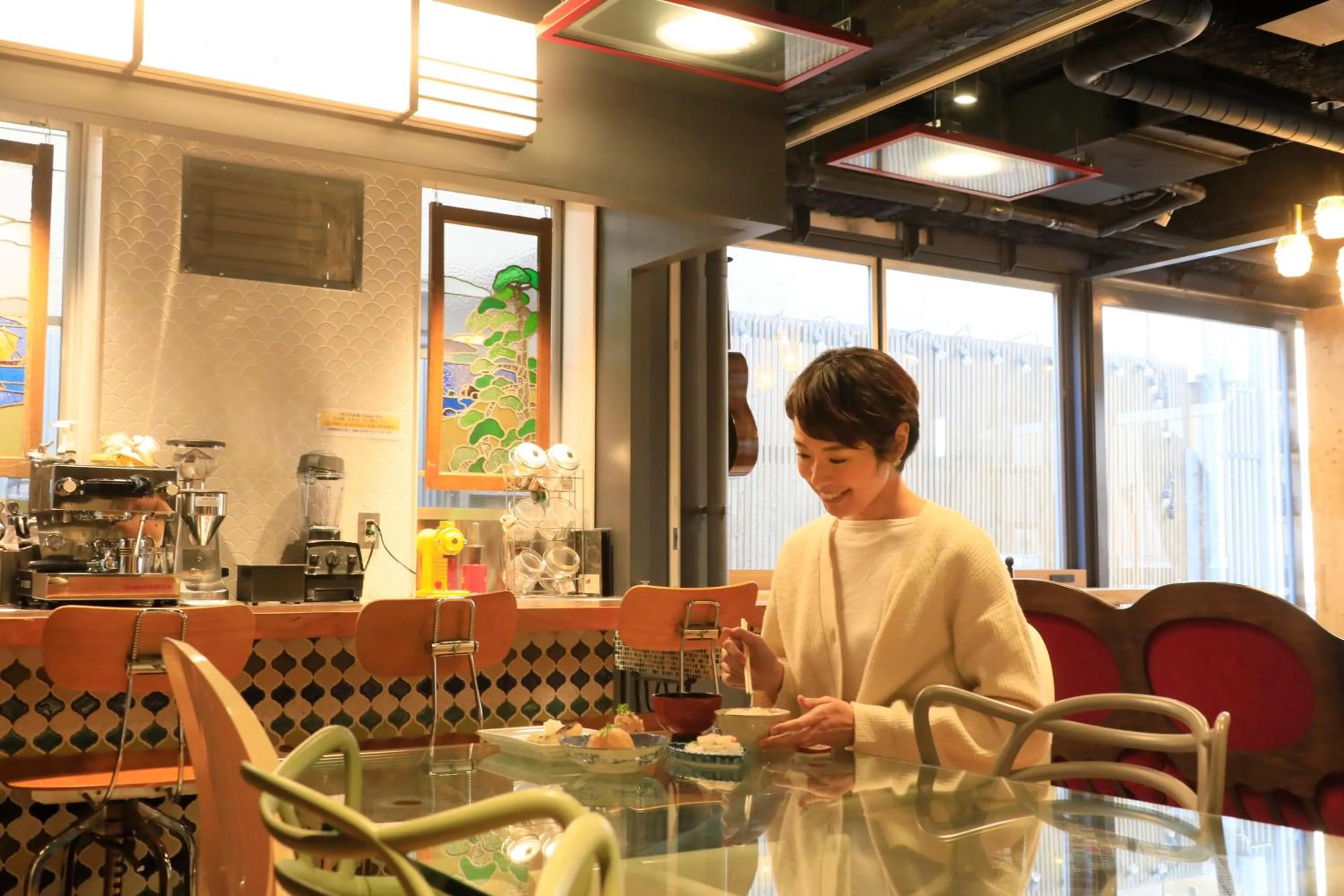 Lounge or bar in Andon Ryokan